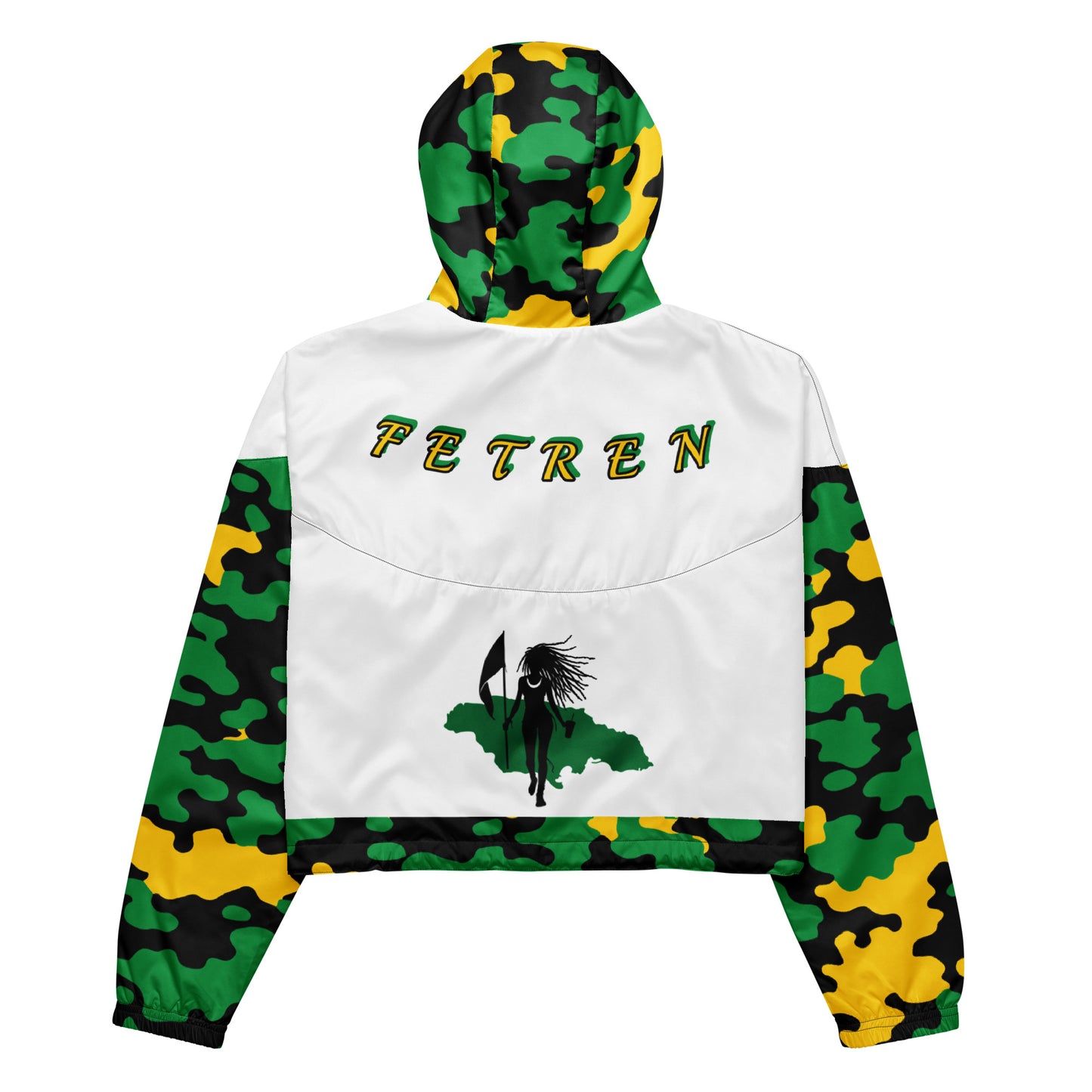 Fetren CAMO Jacket (Jamaica Women’s cropped windbreaker)