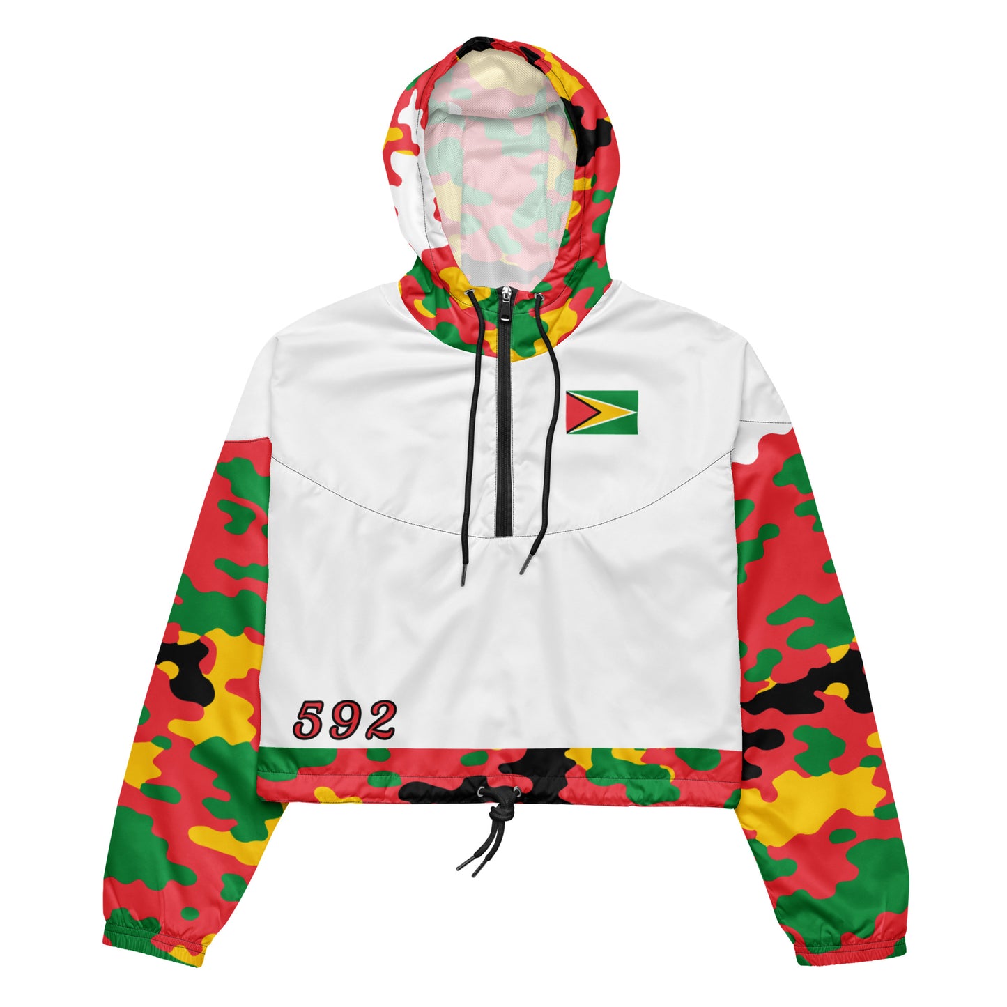 Fetren CAMO Jacket (Guyana Islands Women’s cropped windbreaker)