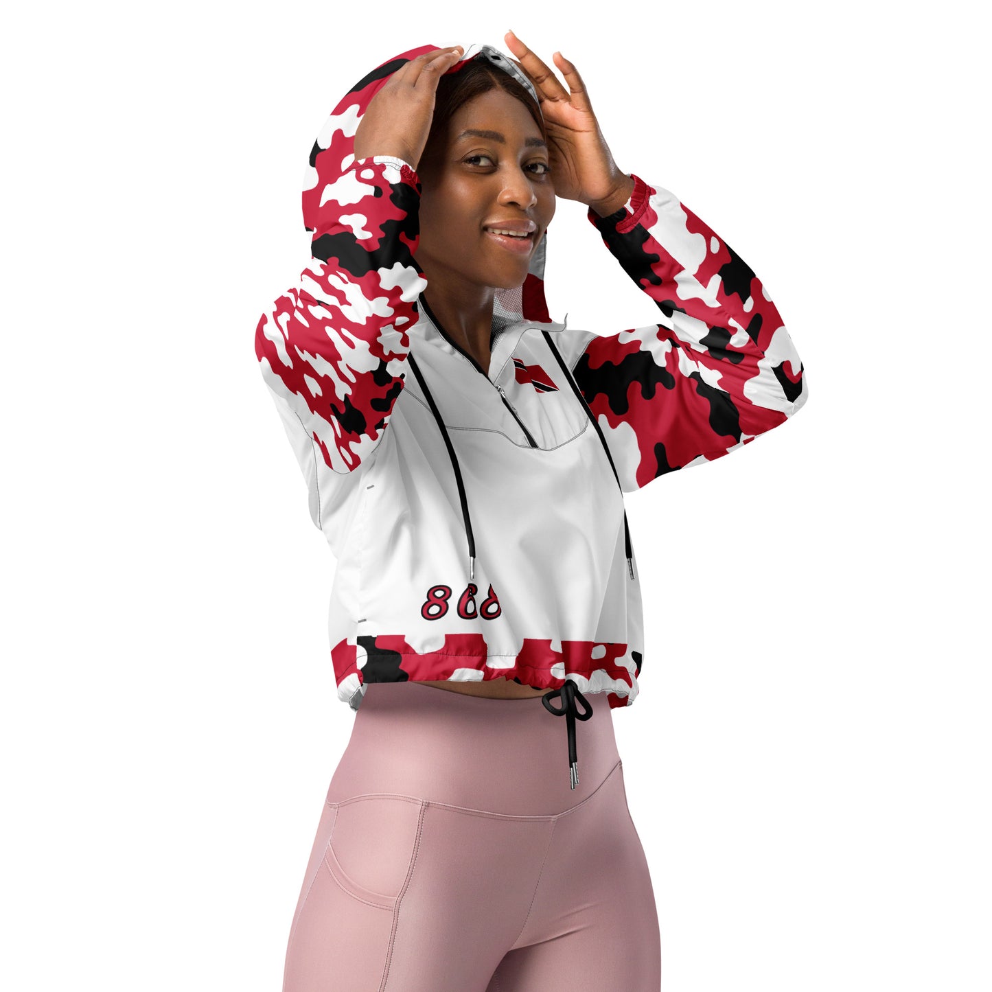 Fetren CAMO Jacket (Trinidad and Tobago Womens Cropped Windbreaker)