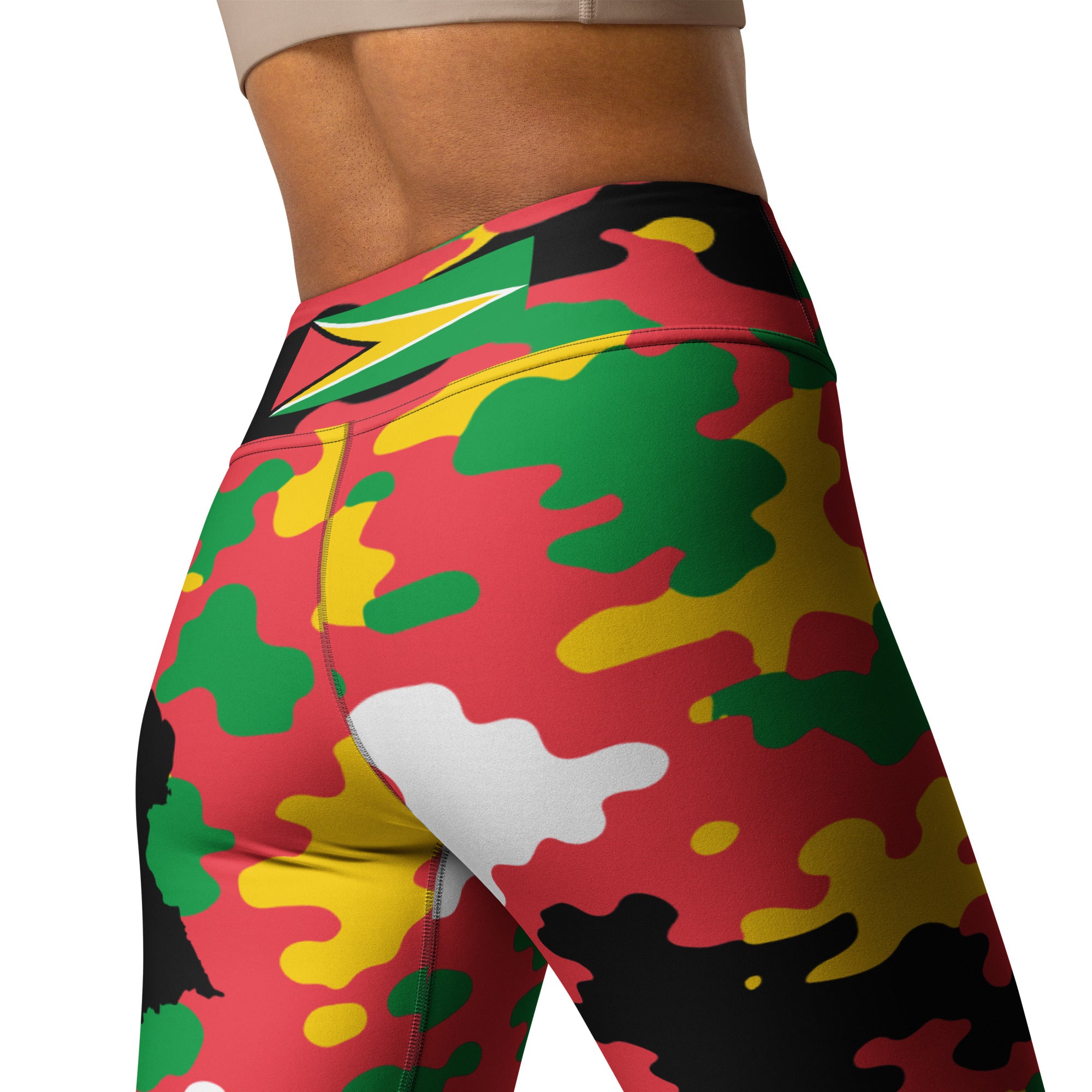 Guyana CAMO Leggings-Fete Massive