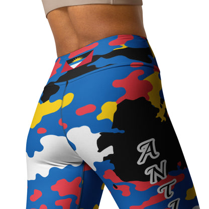 Antigua & Barbuda CAMO Leggings-Fete Massive