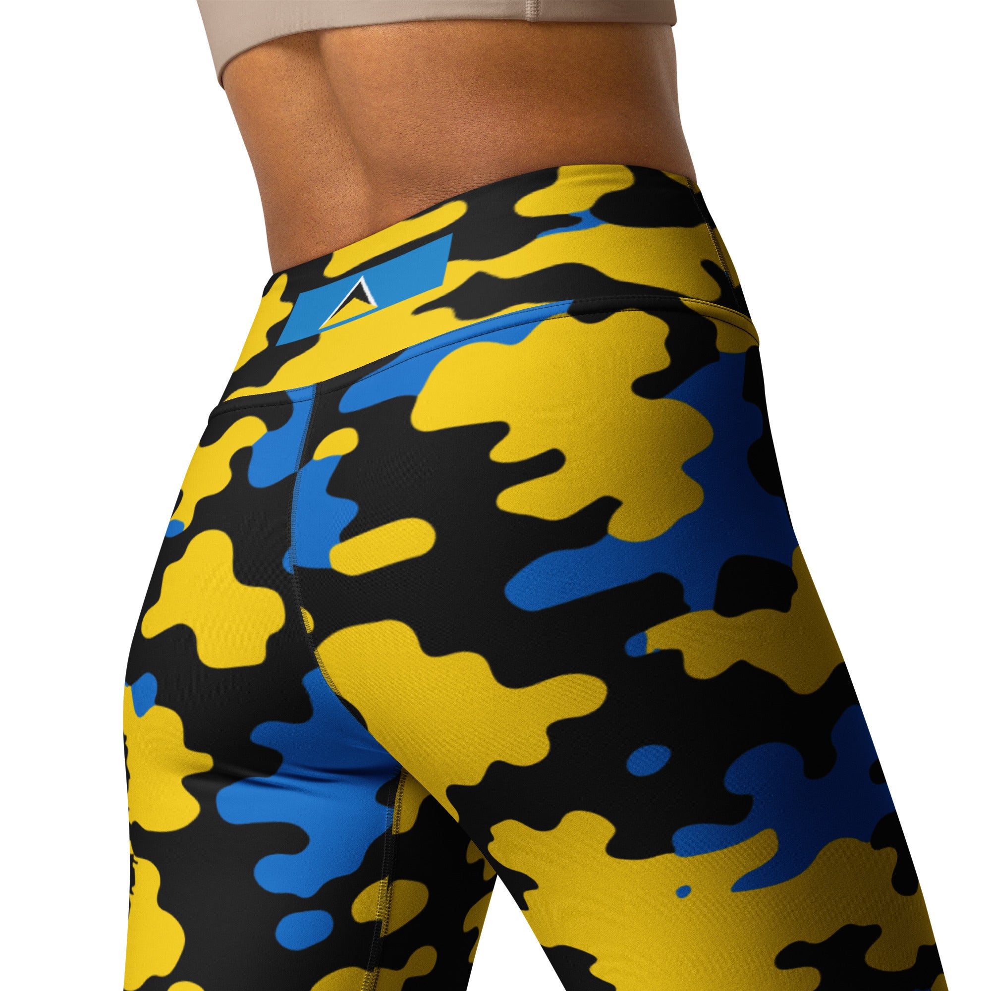 St. Lucia CAMO Leggings-Fete Massive