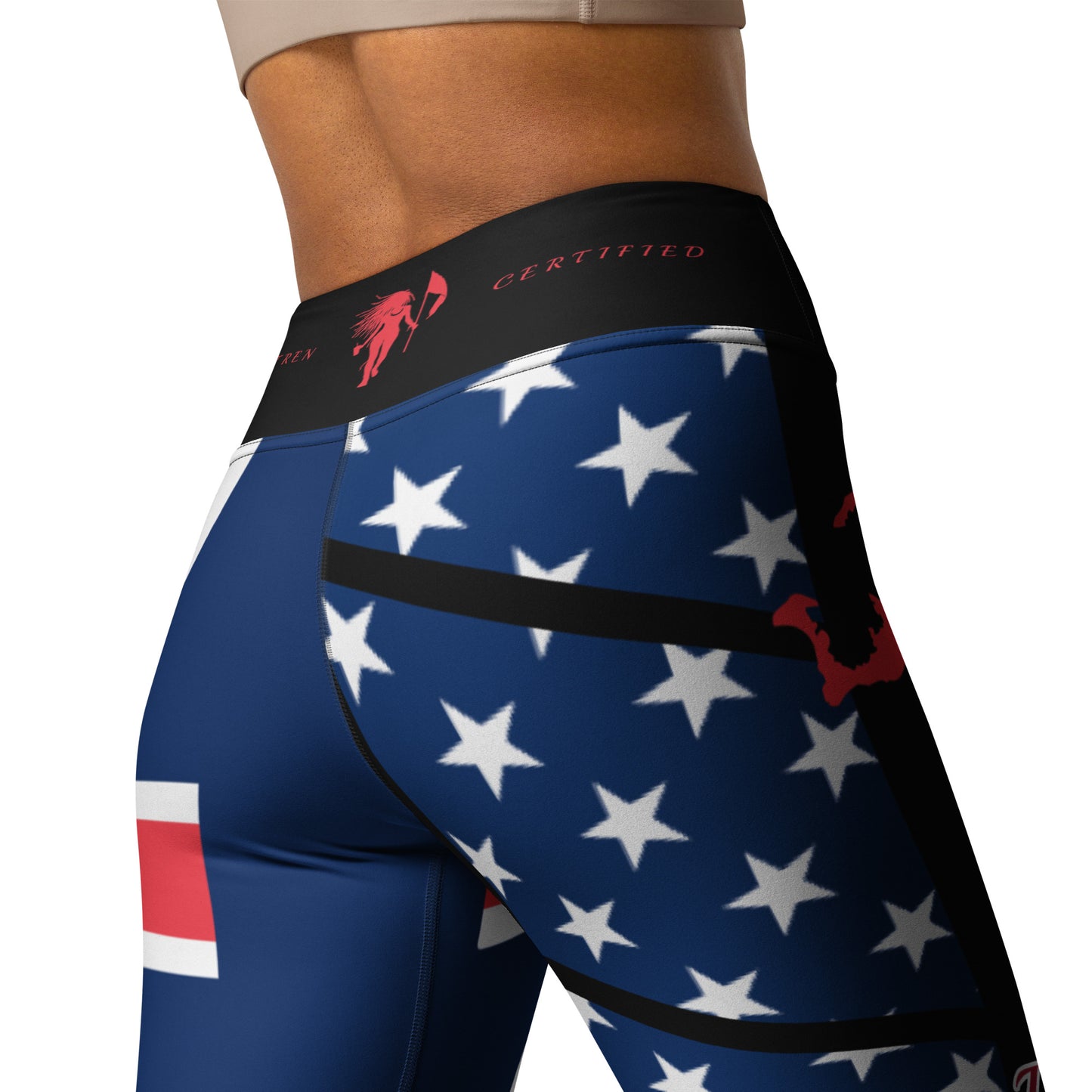 Cayman Islands USA Yoga Leggings