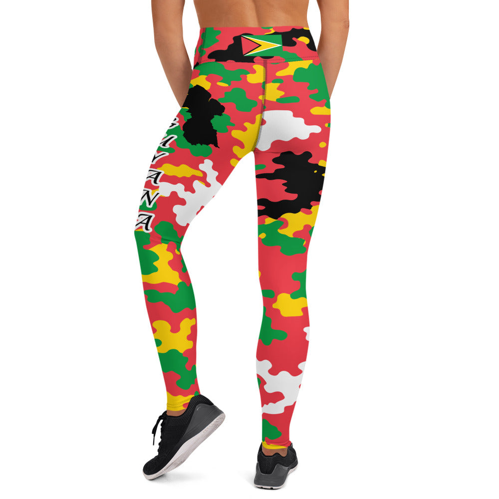 Guyana CAMO Leggings-Fete Massive