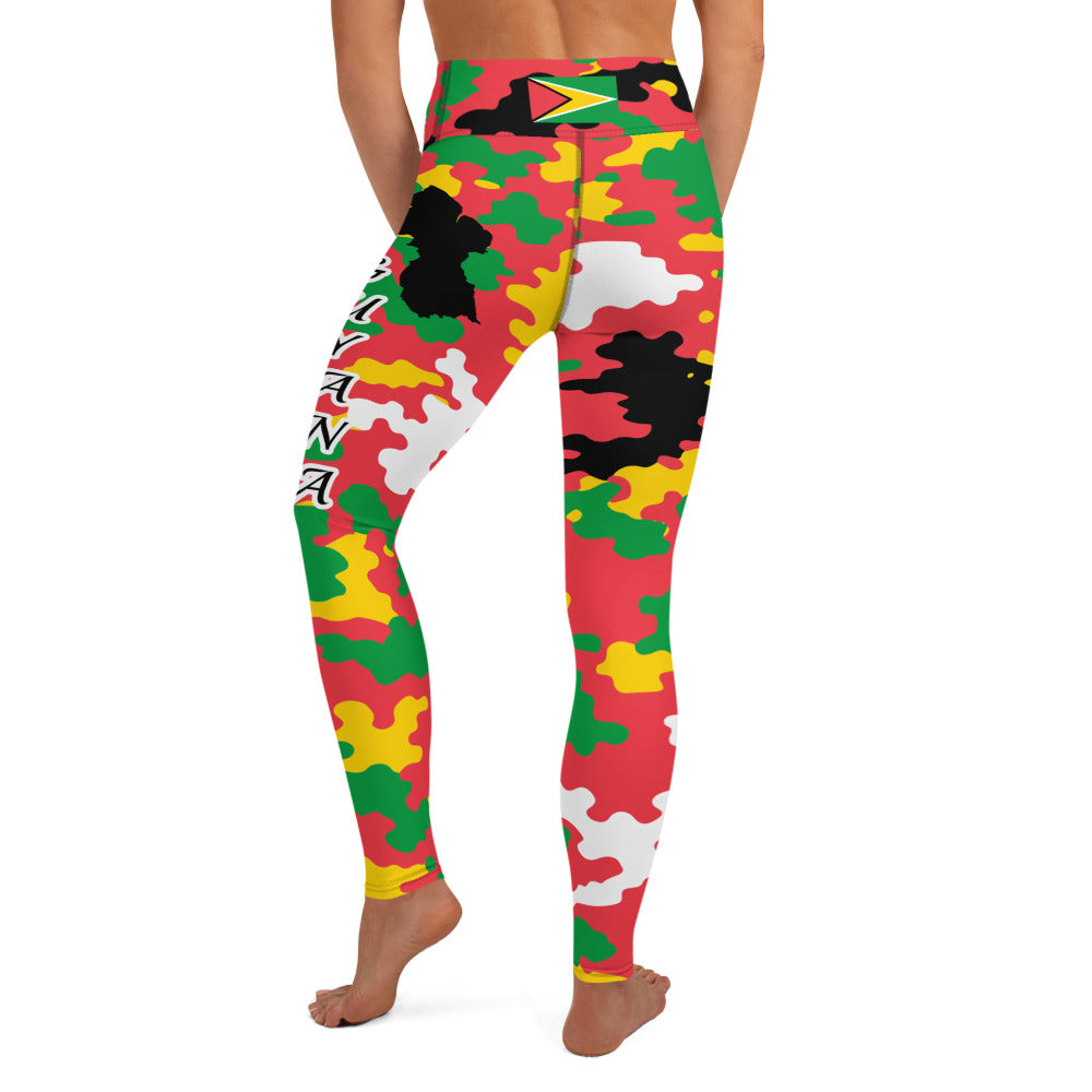 Guyana CAMO Leggings-Fete Massive