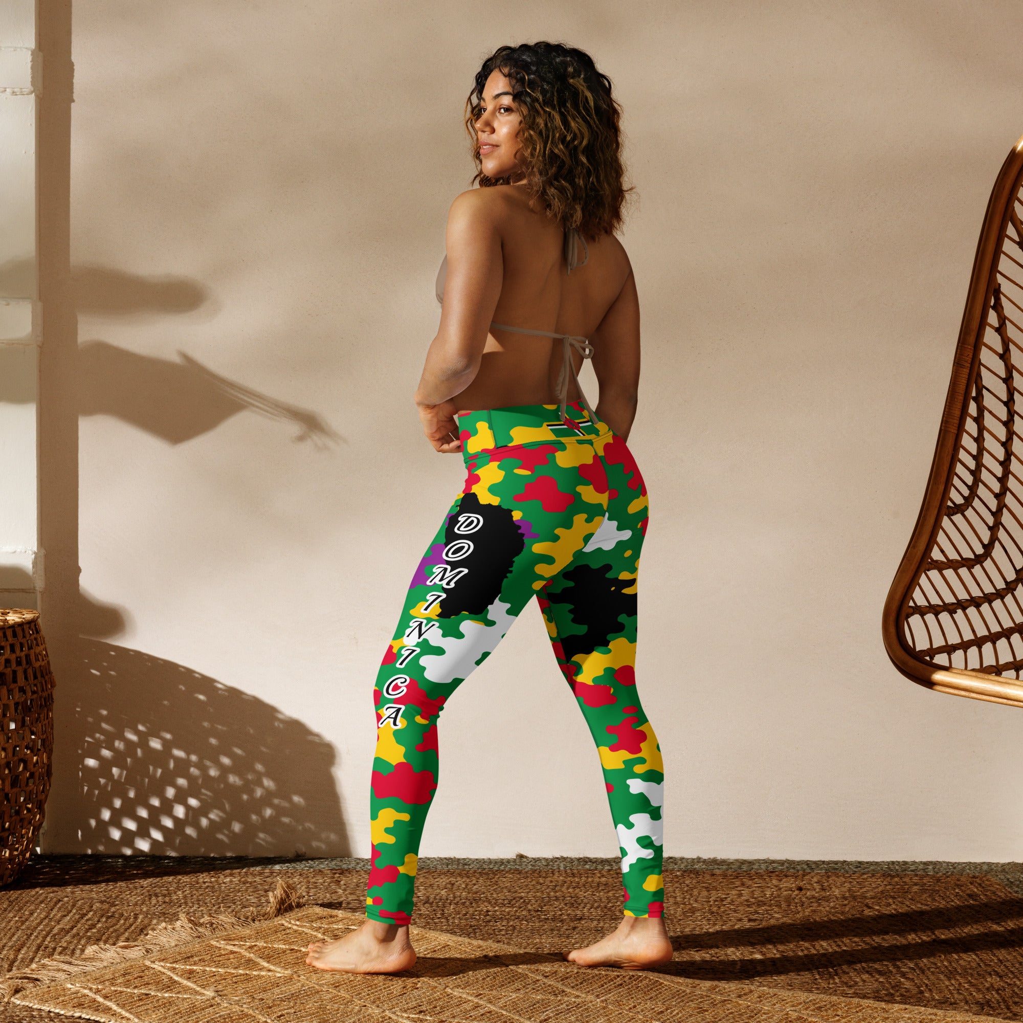 Dominica CAMO Leggings-Fete Massive