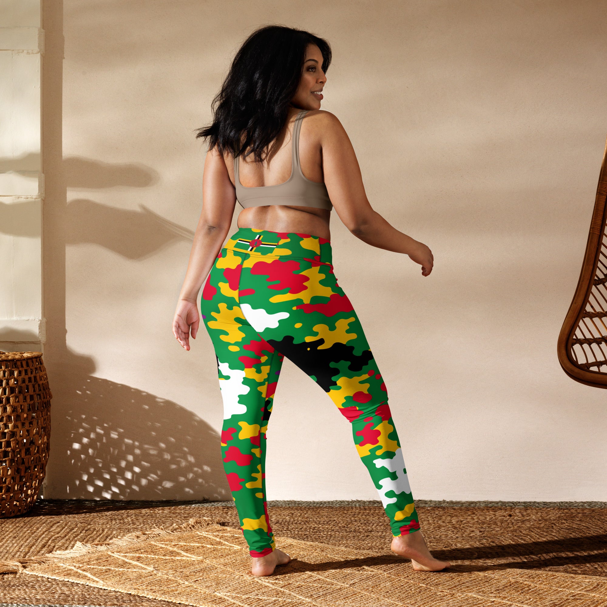 Dominica CAMO Leggings-Fete Massive