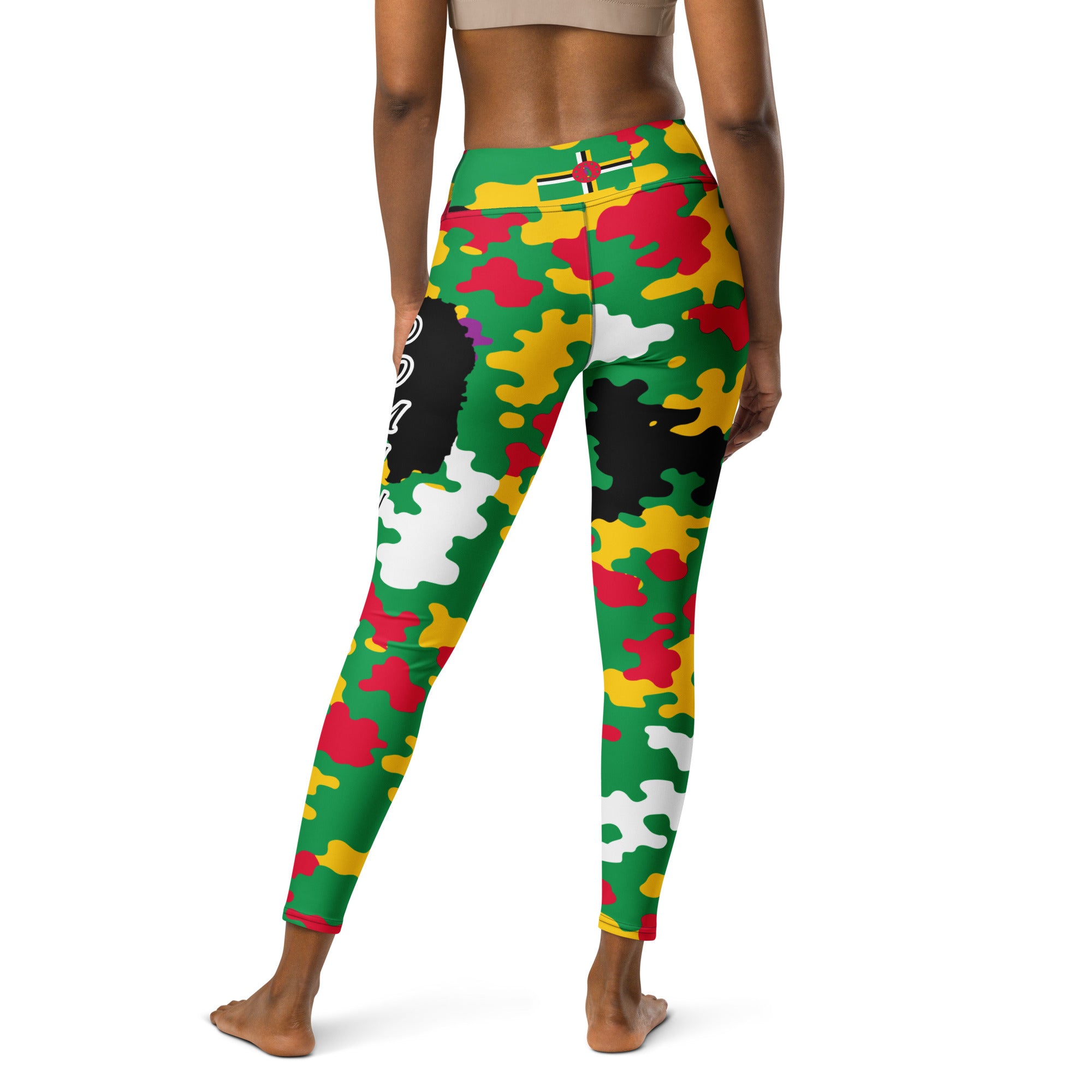 Dominica CAMO Leggings-Fete Massive