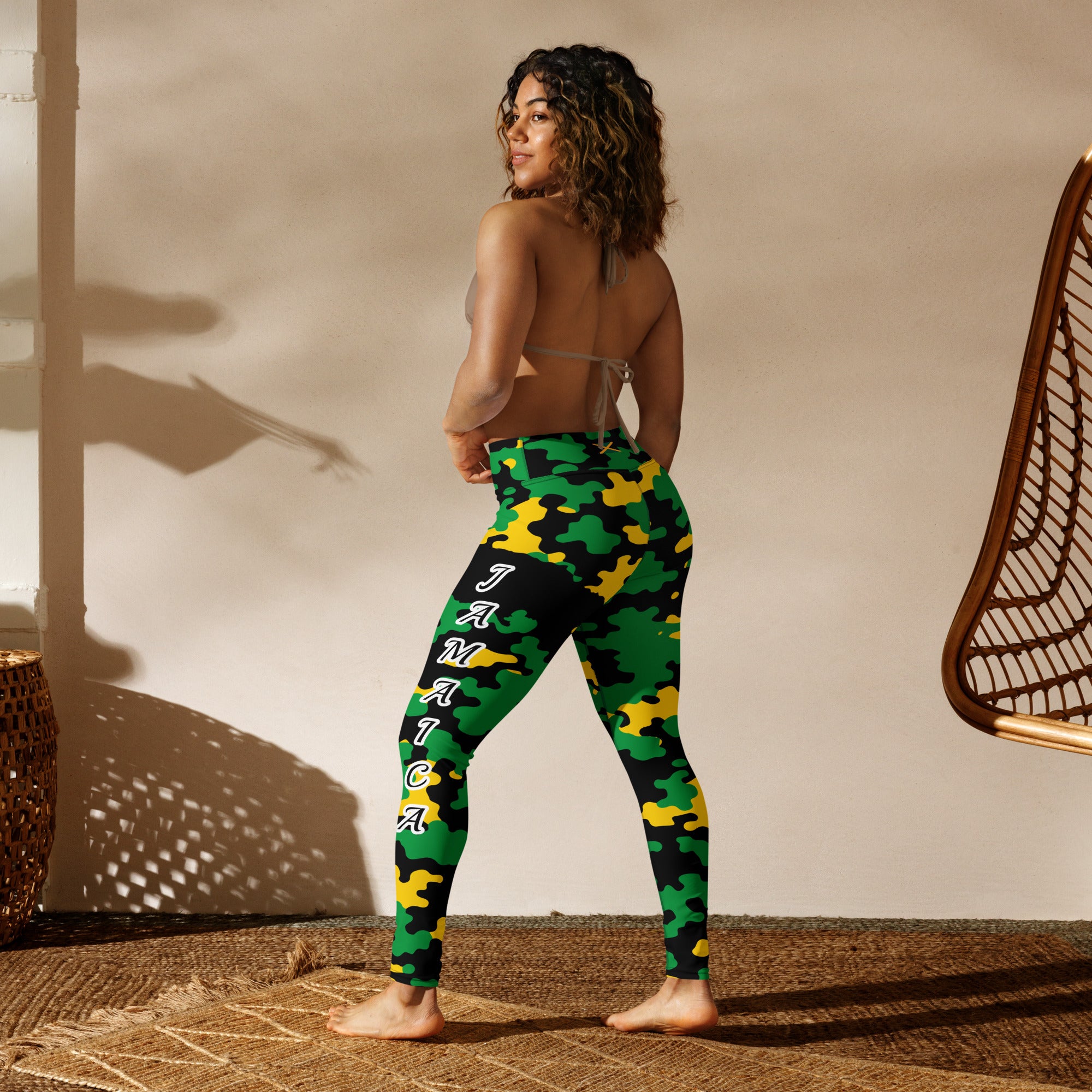 Jamaica CAMO Leggings-Fete Massive