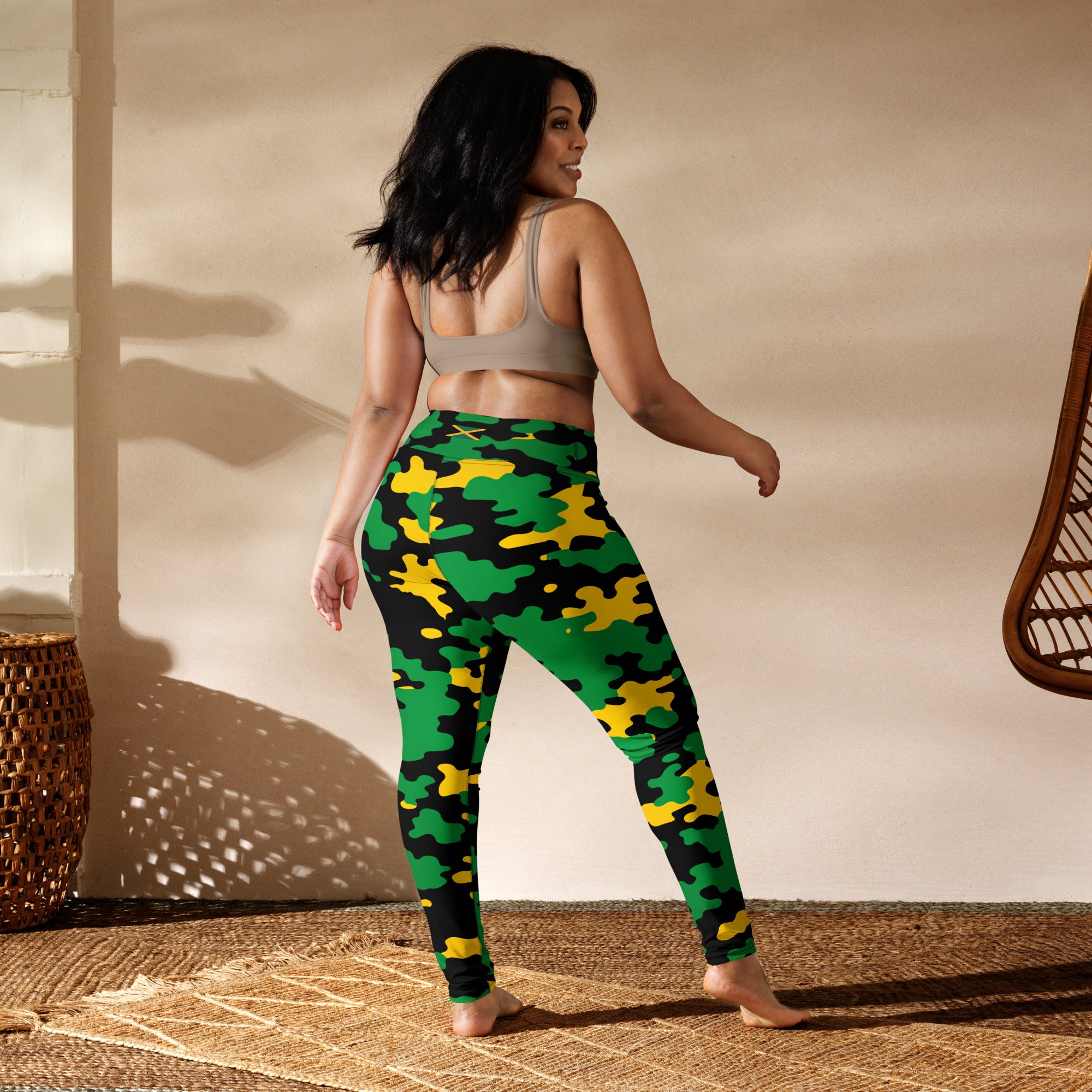 Jamaica CAMO Leggings-Fete Massive