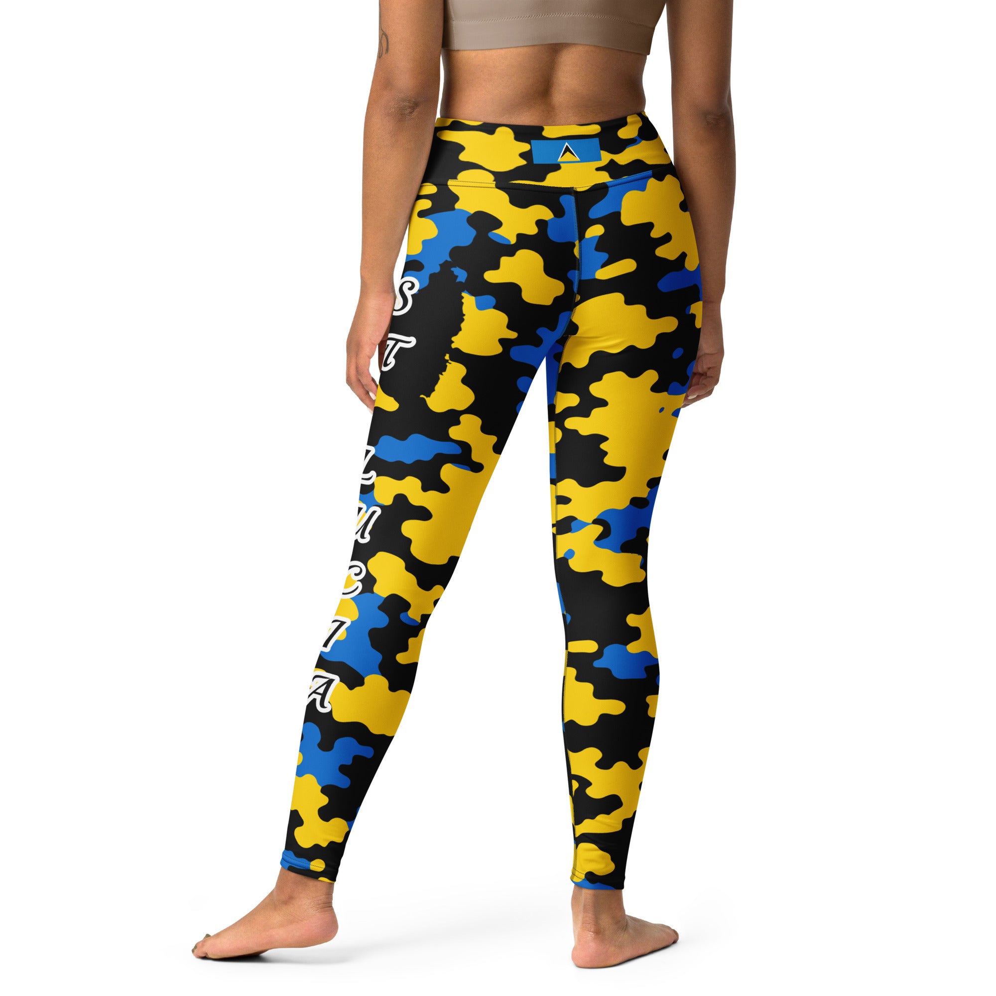 St. Lucia CAMO Leggings-Fete Massive