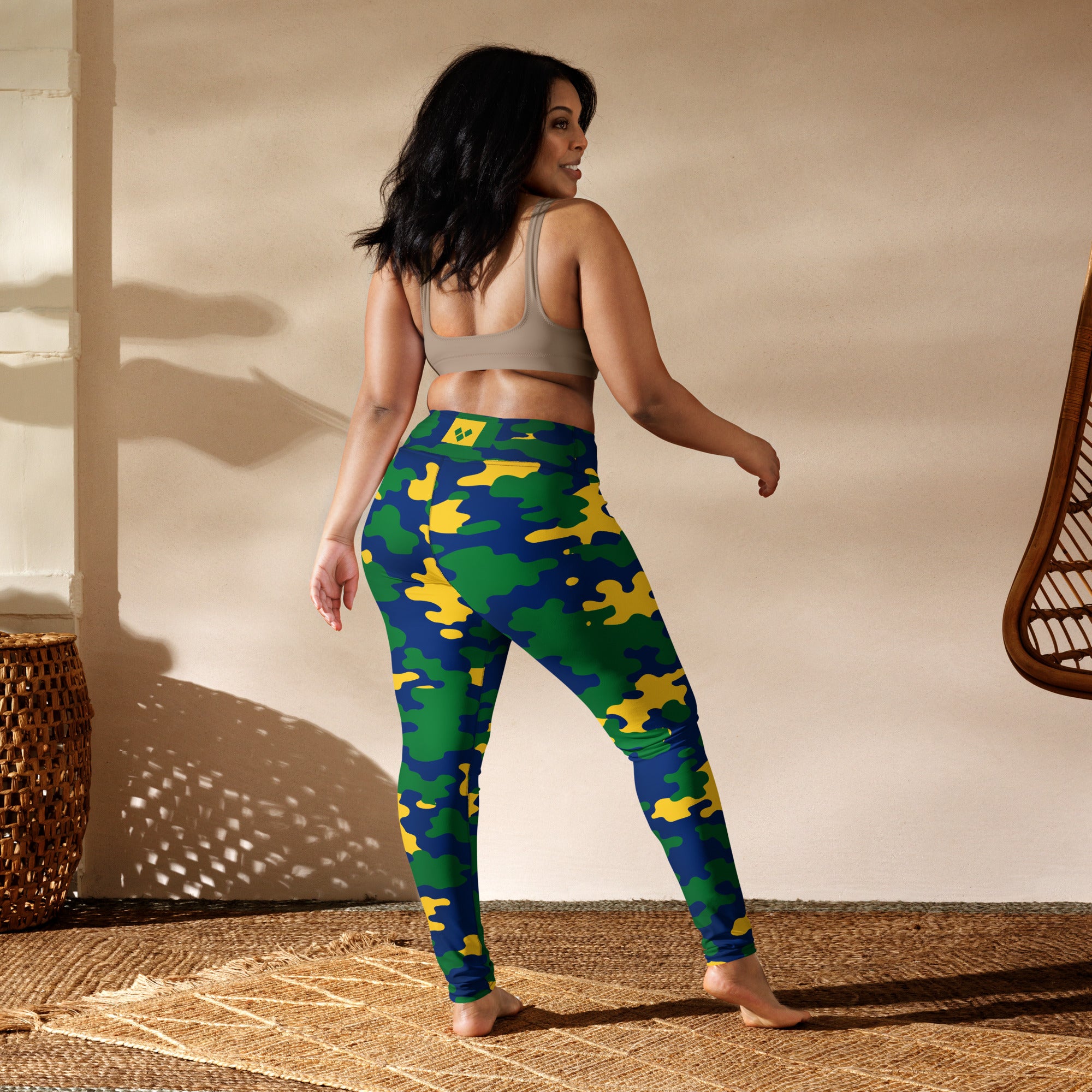 St. Vincent CAMO Leggings-Fete Massive