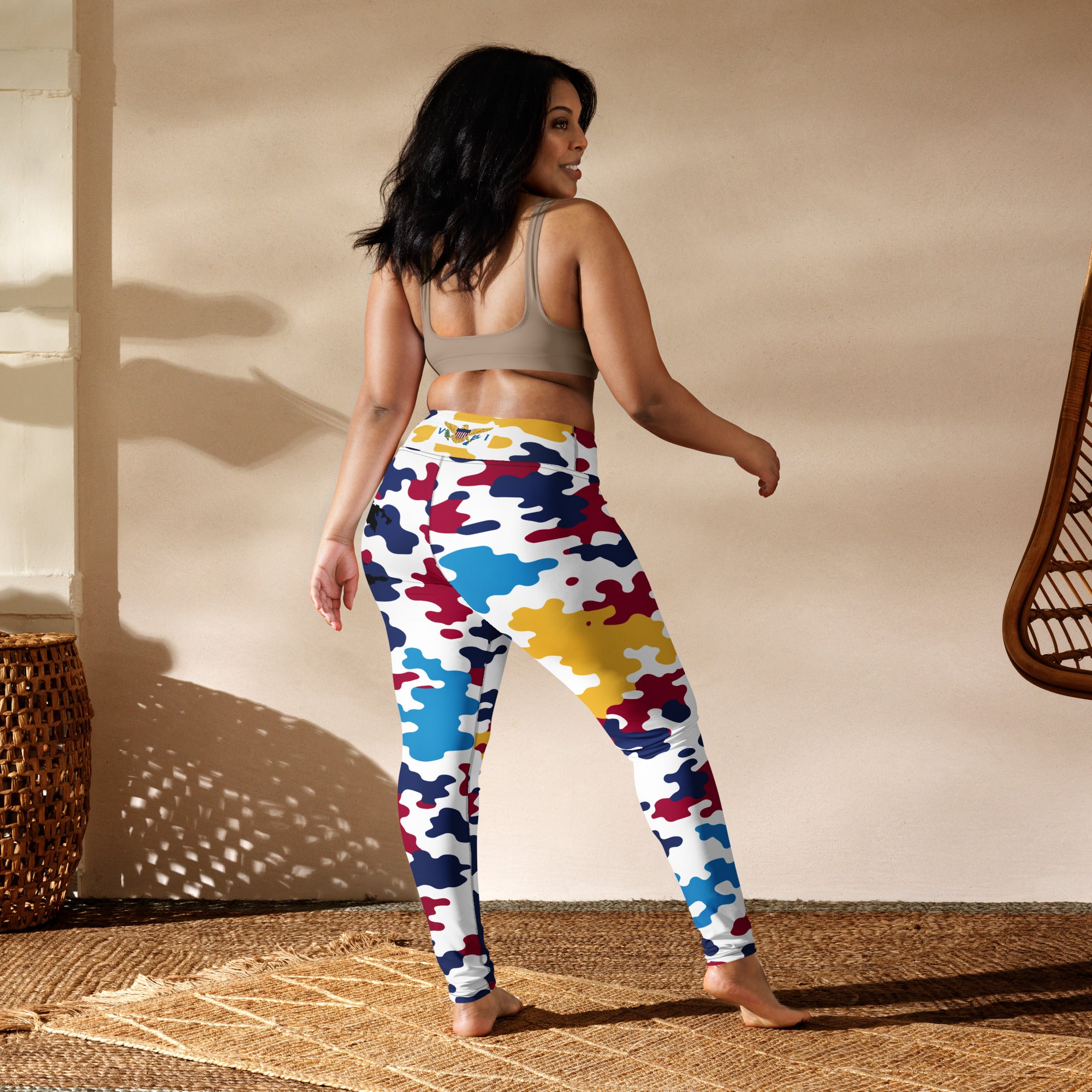 Virgin Islands CAMO Leggings-Fete Massive