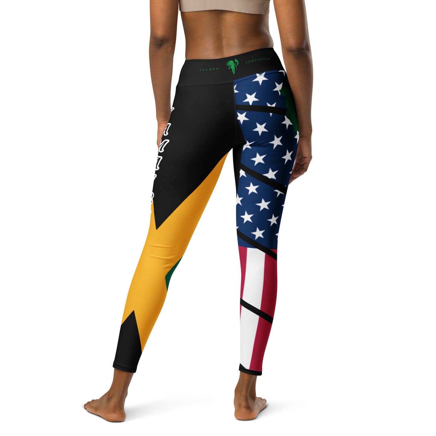 Jamaica USA Yoga Leggings