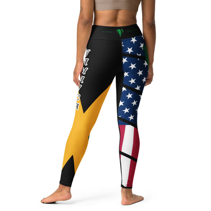 Jamaica USA Yoga Leggings