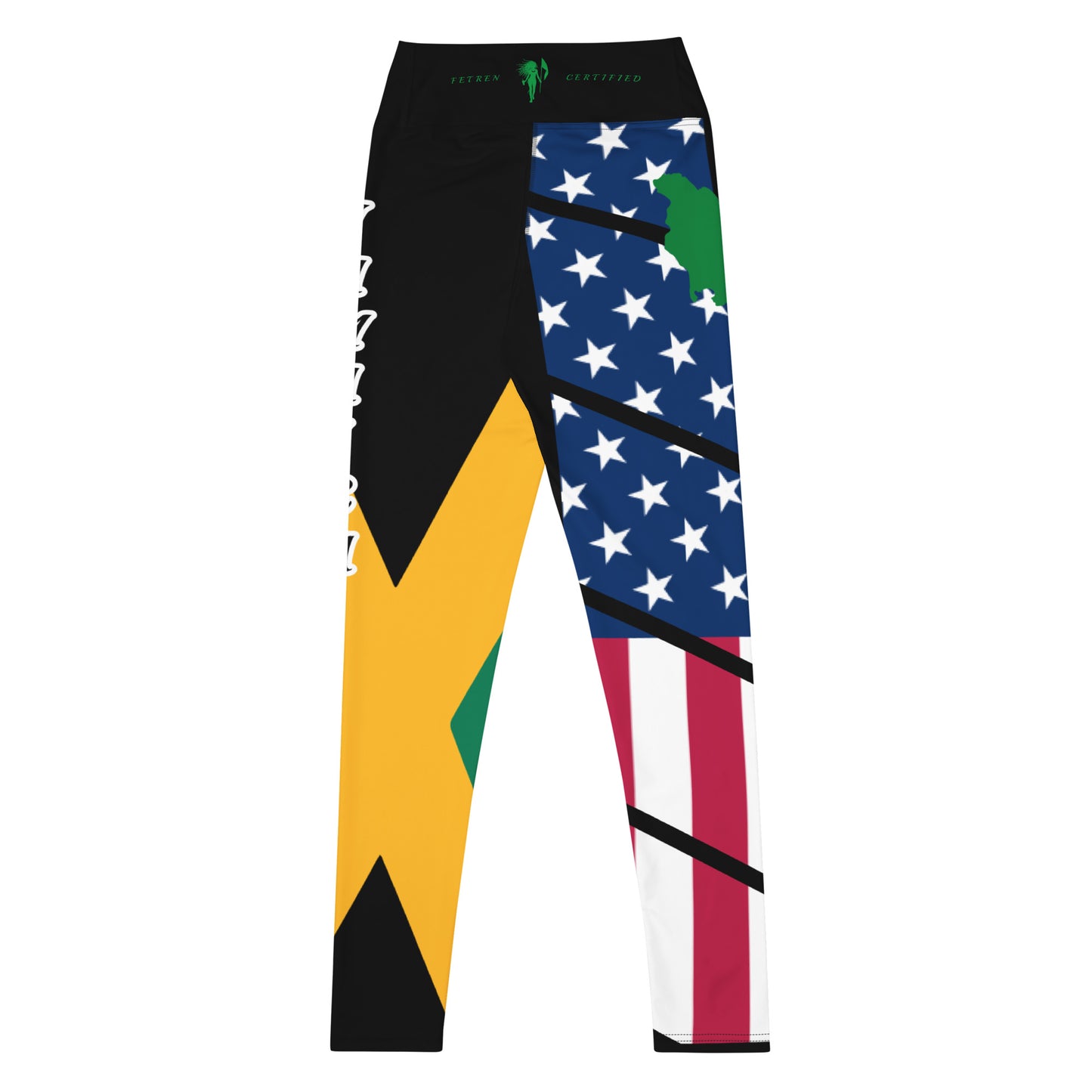 Jamaica USA Yoga Leggings