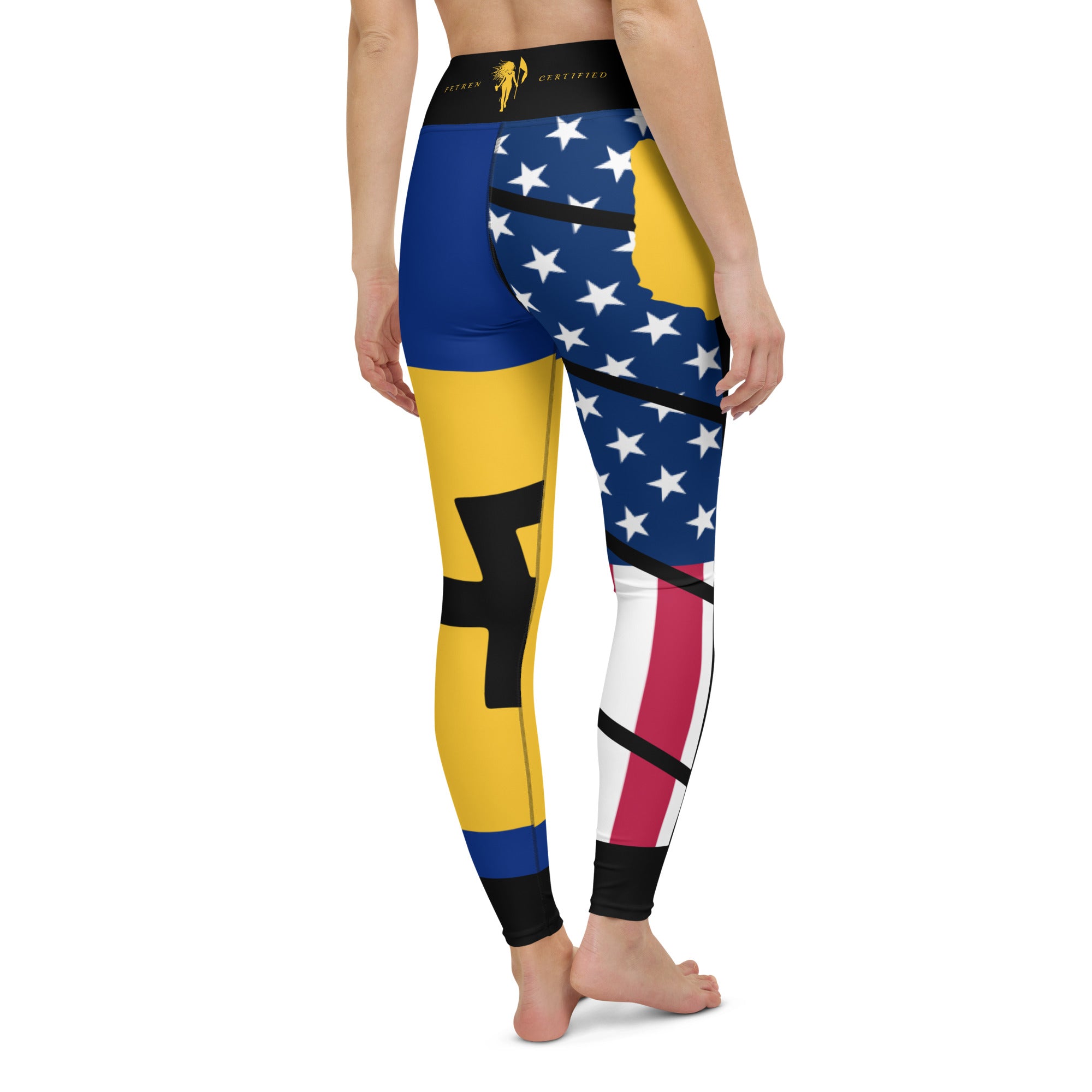 Barbados USA Yoga Leggings-Fete Massive