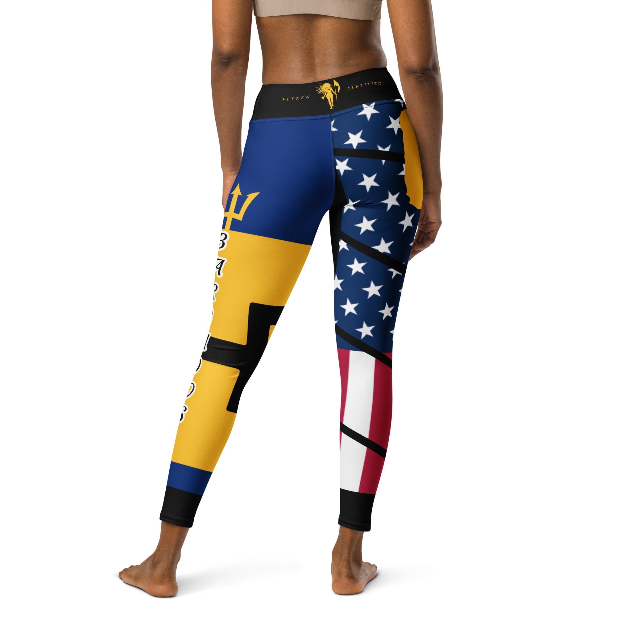 Barbados USA Yoga Leggings-Fete Massive