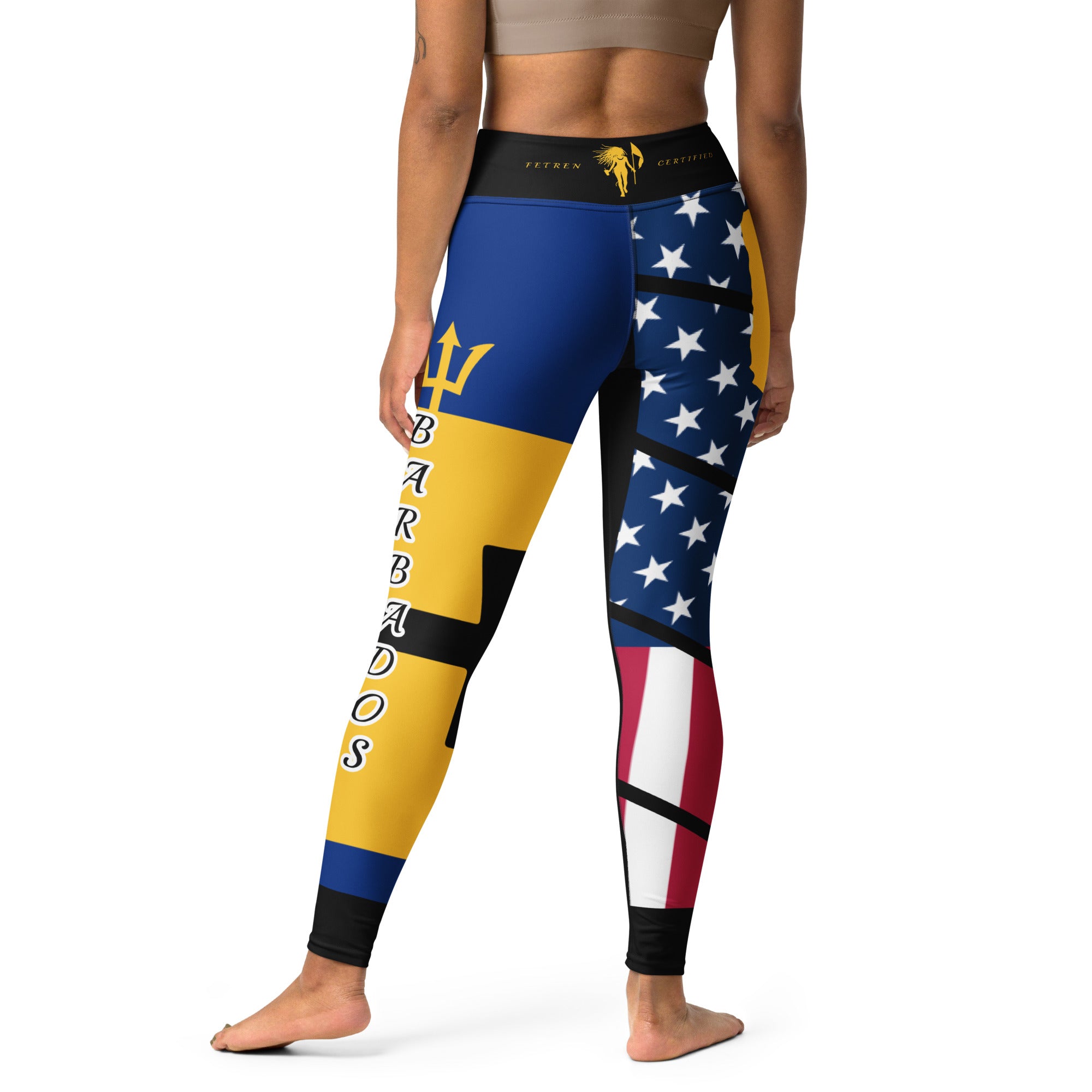 Barbados USA Yoga Leggings-Fete Massive