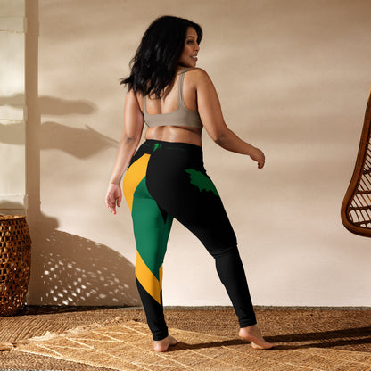 Jamaica Flag Yoga Leggings