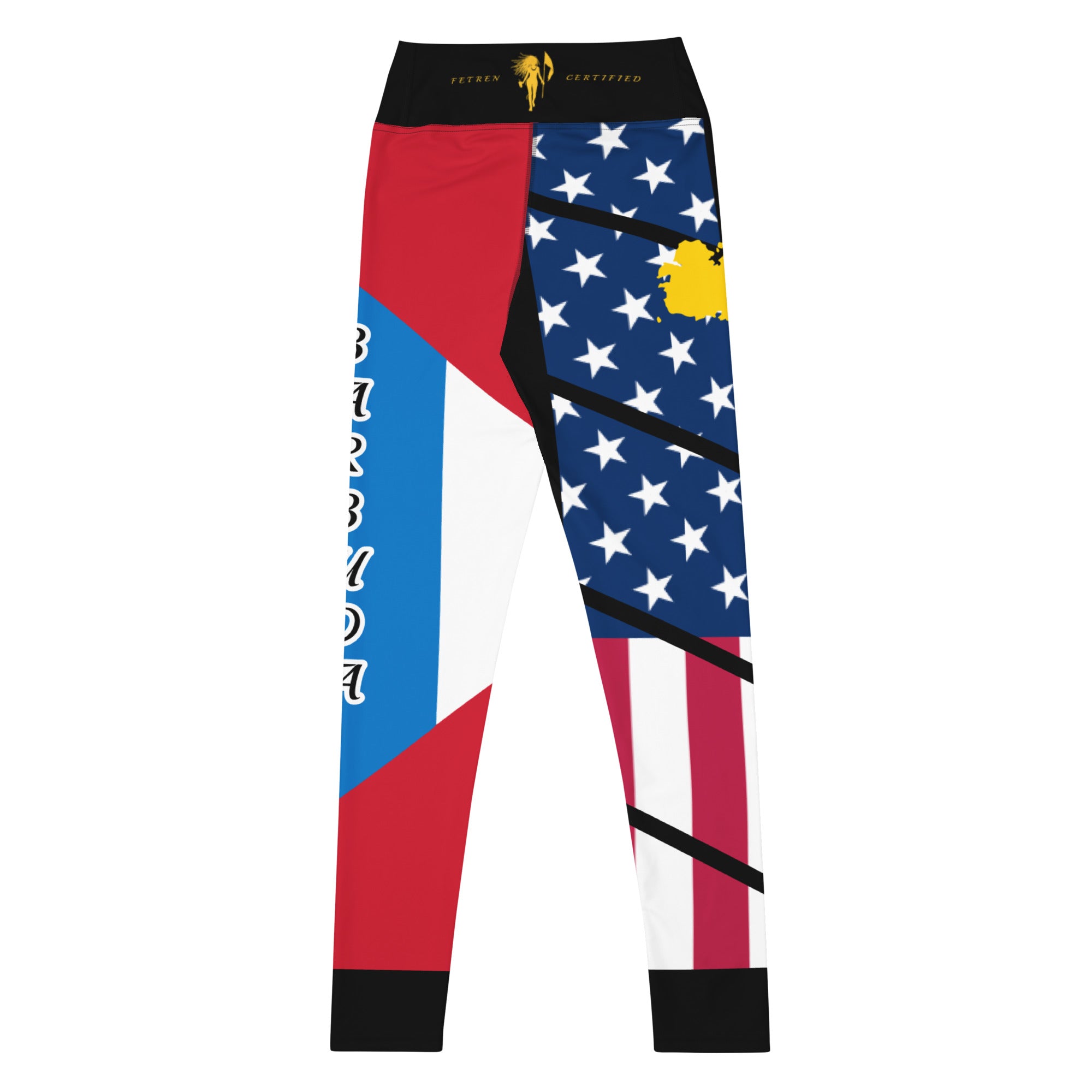 Barbuda USA Yoga Leggings-Fete Massive