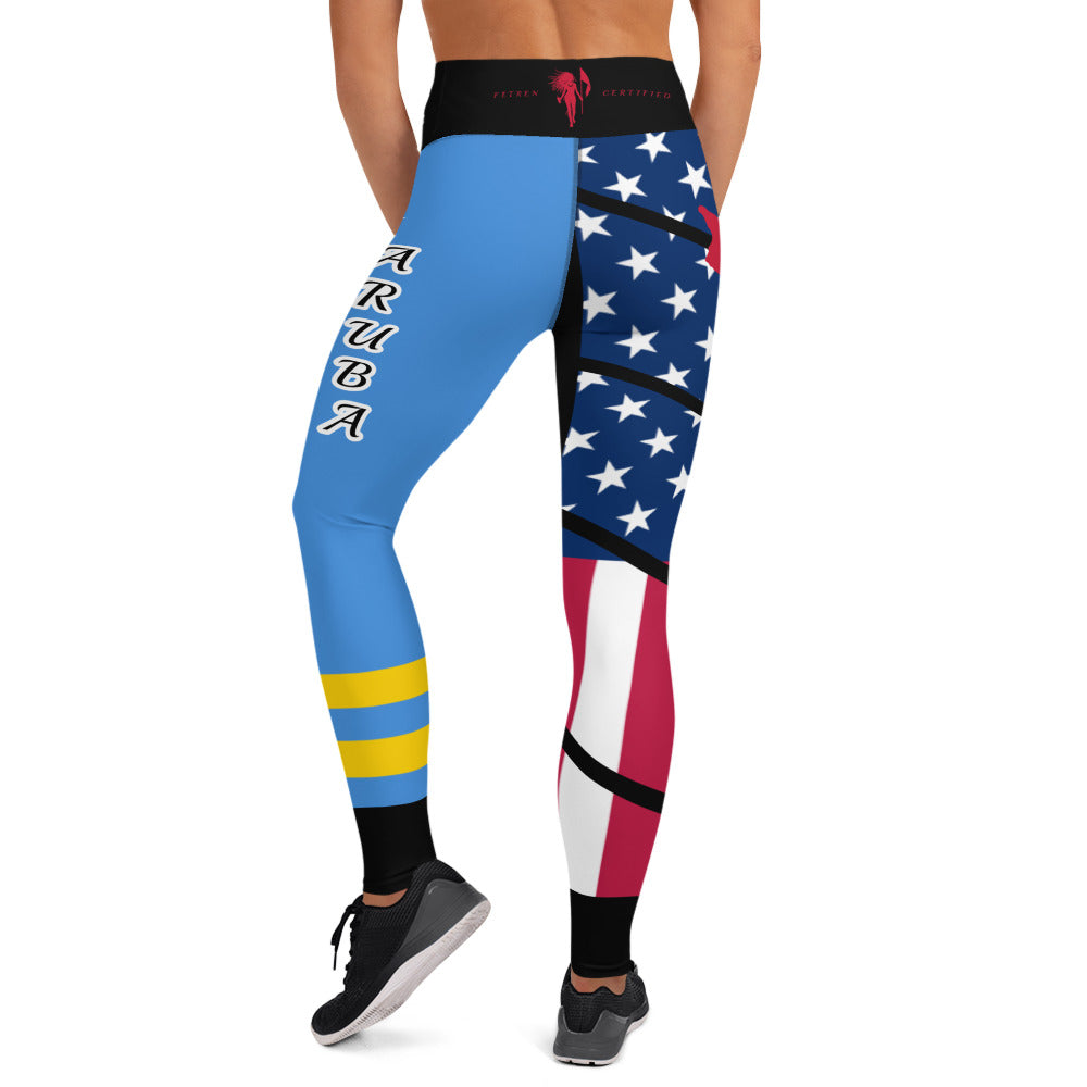 Aruba USA Yoga Leggings-Fete Massive