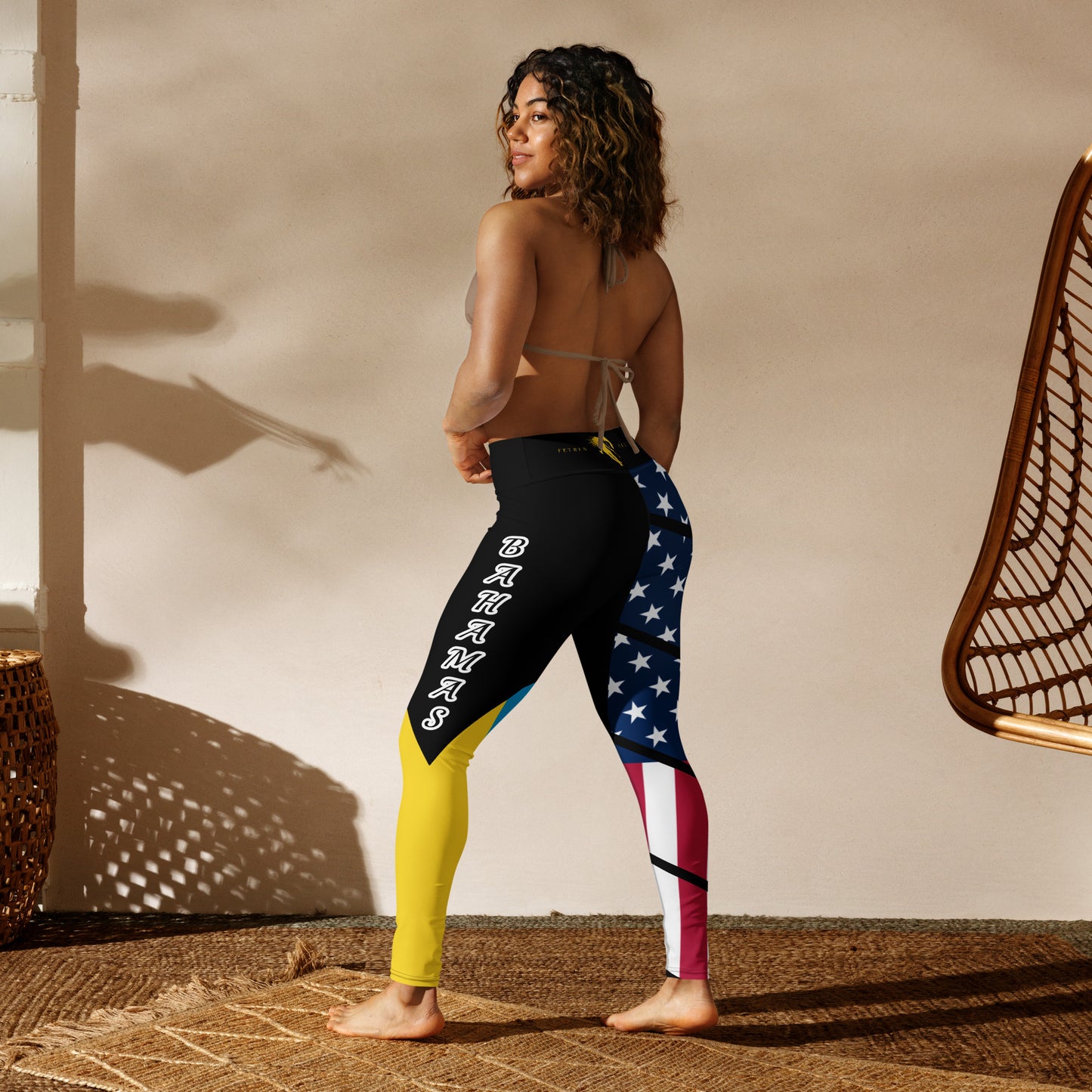 The Bahamas USA Yoga Leggings