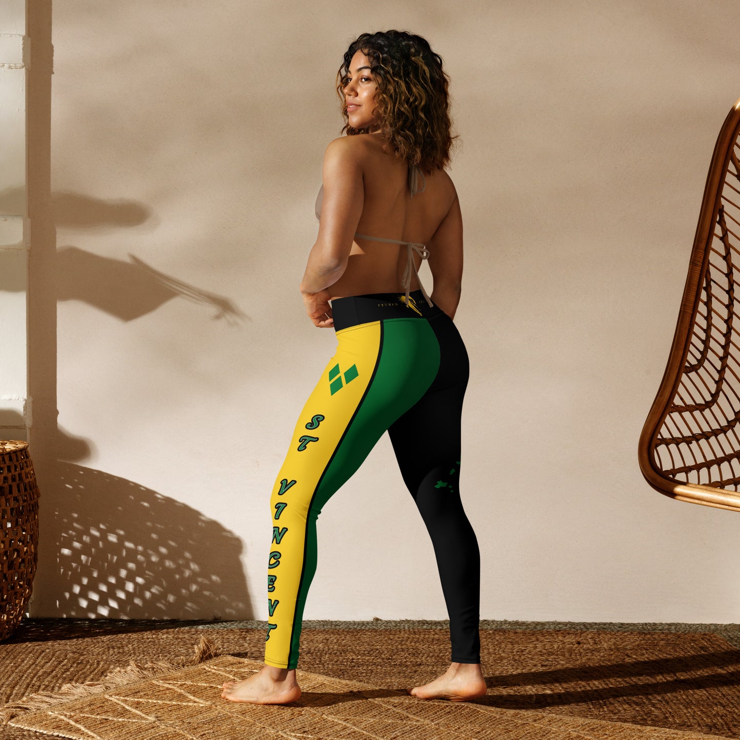 Saint Vincent Flag Yoga Leggings