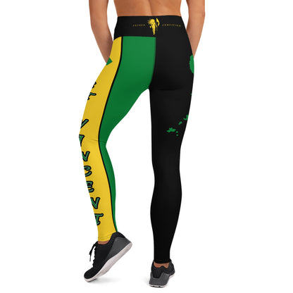 Saint Vincent Flag Yoga Leggings