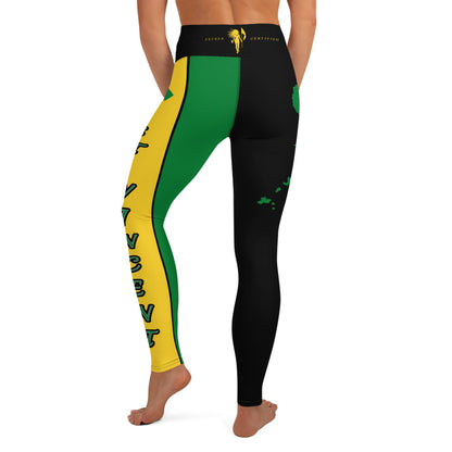 Saint Vincent Flag Yoga Leggings