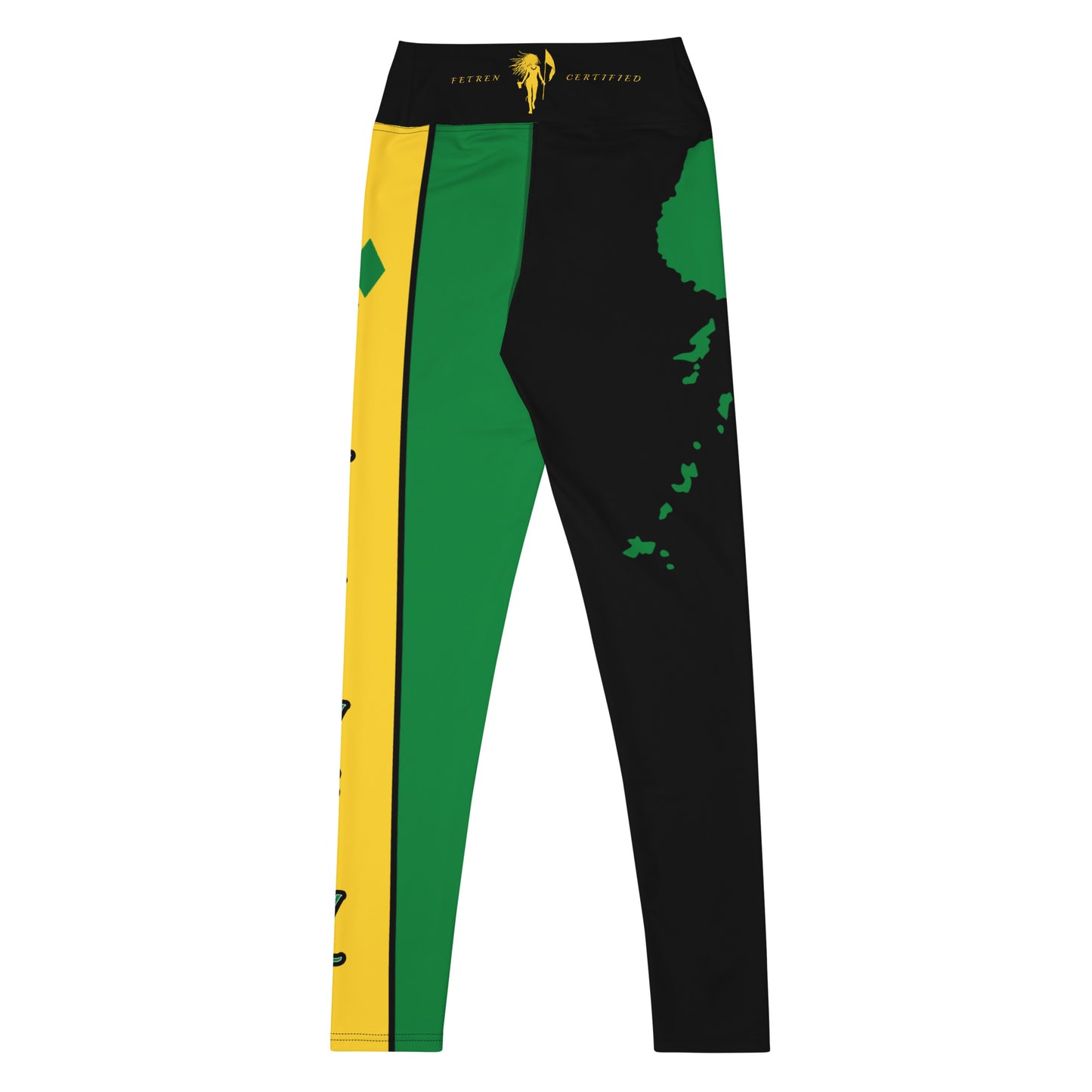 Saint Vincent Flag Yoga Leggings