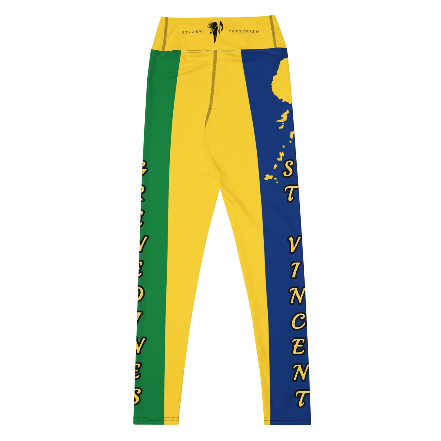 Saint Vincent Flag Yoga Leggings 2