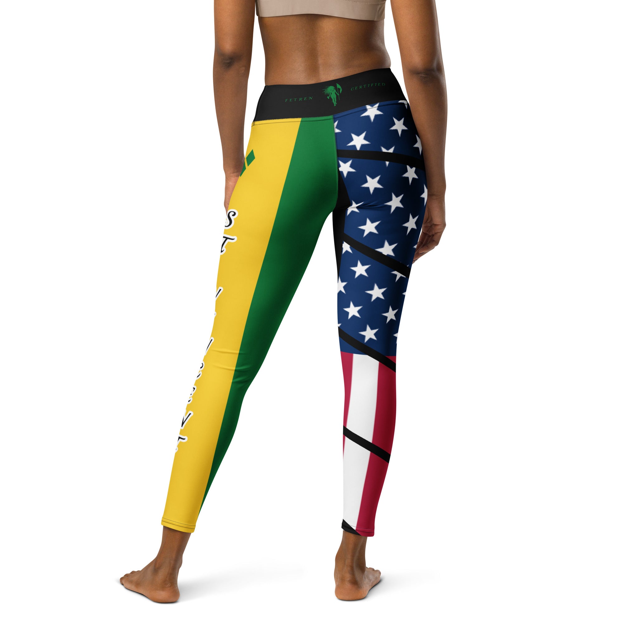 Saint Vincent USA Yoga Leggings-Fete Massive