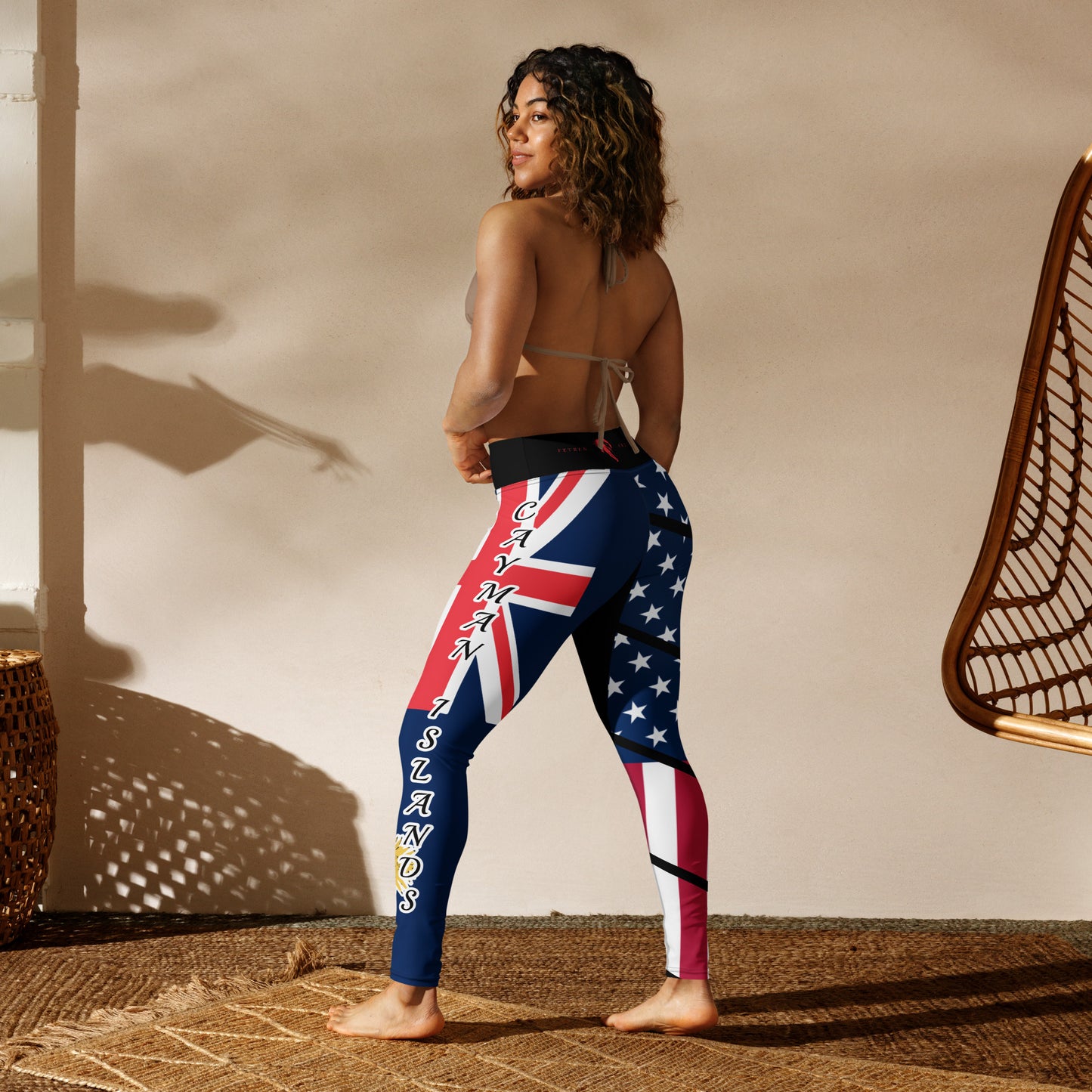 Cayman Islands USA Yoga Leggings