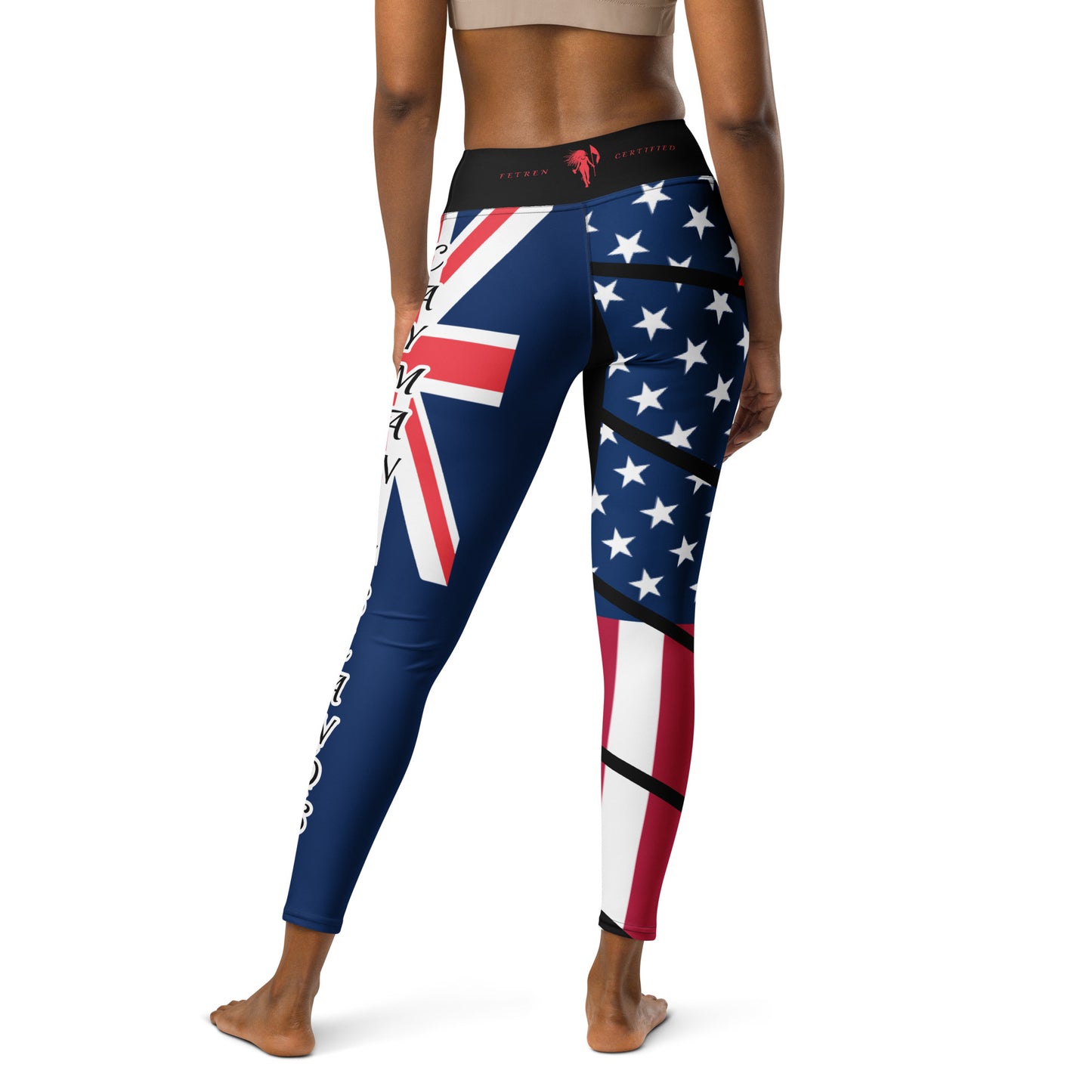 Cayman Islands USA Yoga Leggings