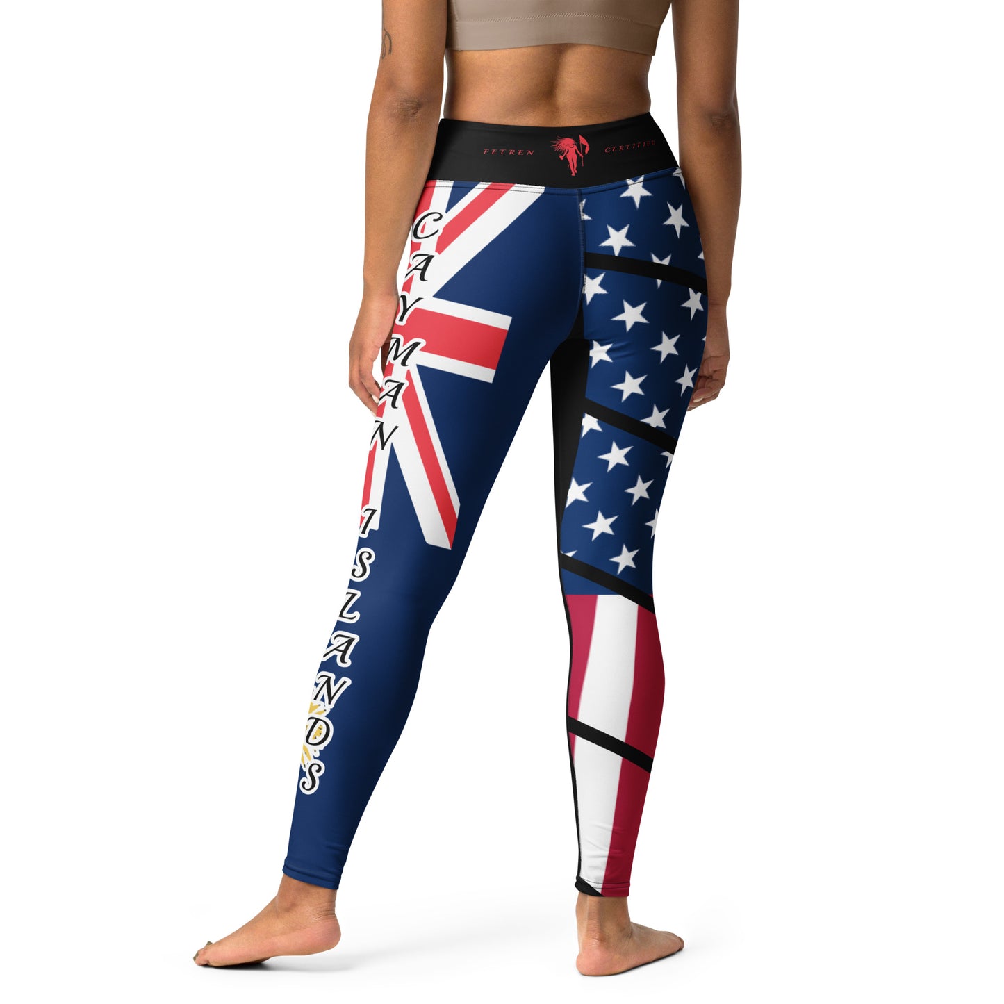 Cayman Islands USA Yoga Leggings