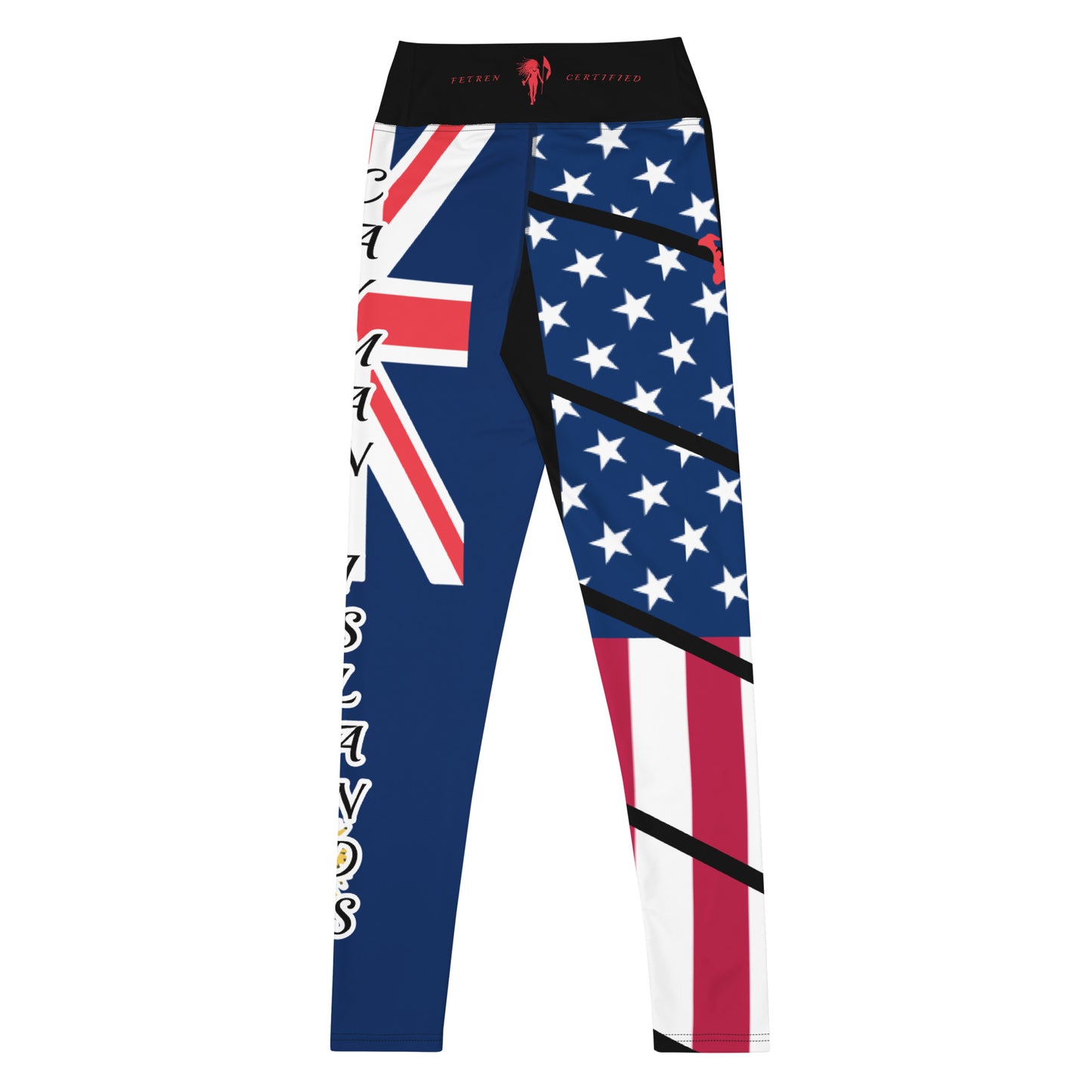 Cayman Islands USA Yoga Leggings