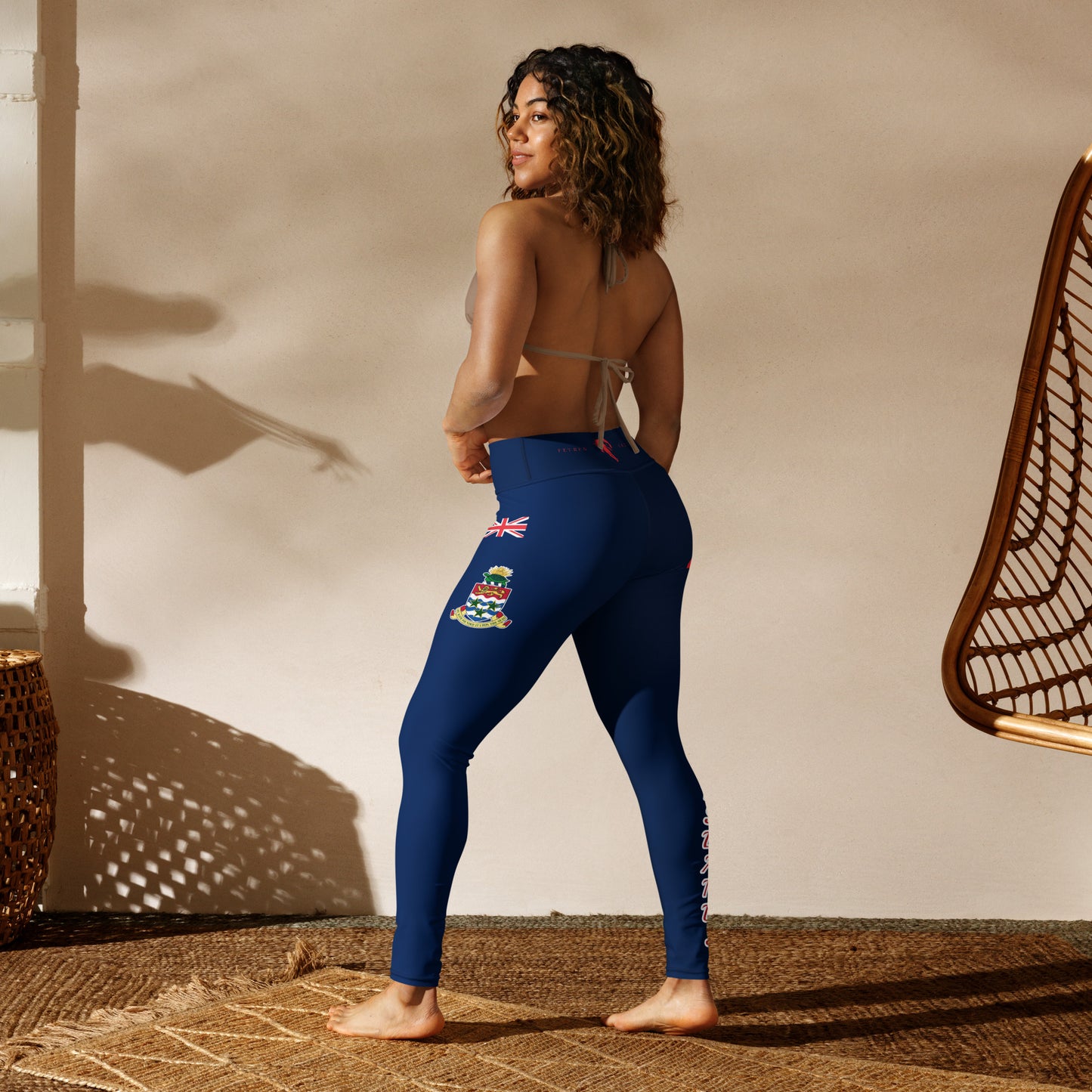 Cayman Islands Flag Yoga Leggings