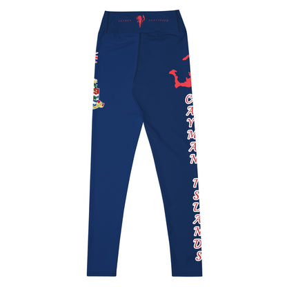 Cayman Islands Flag Yoga Leggings