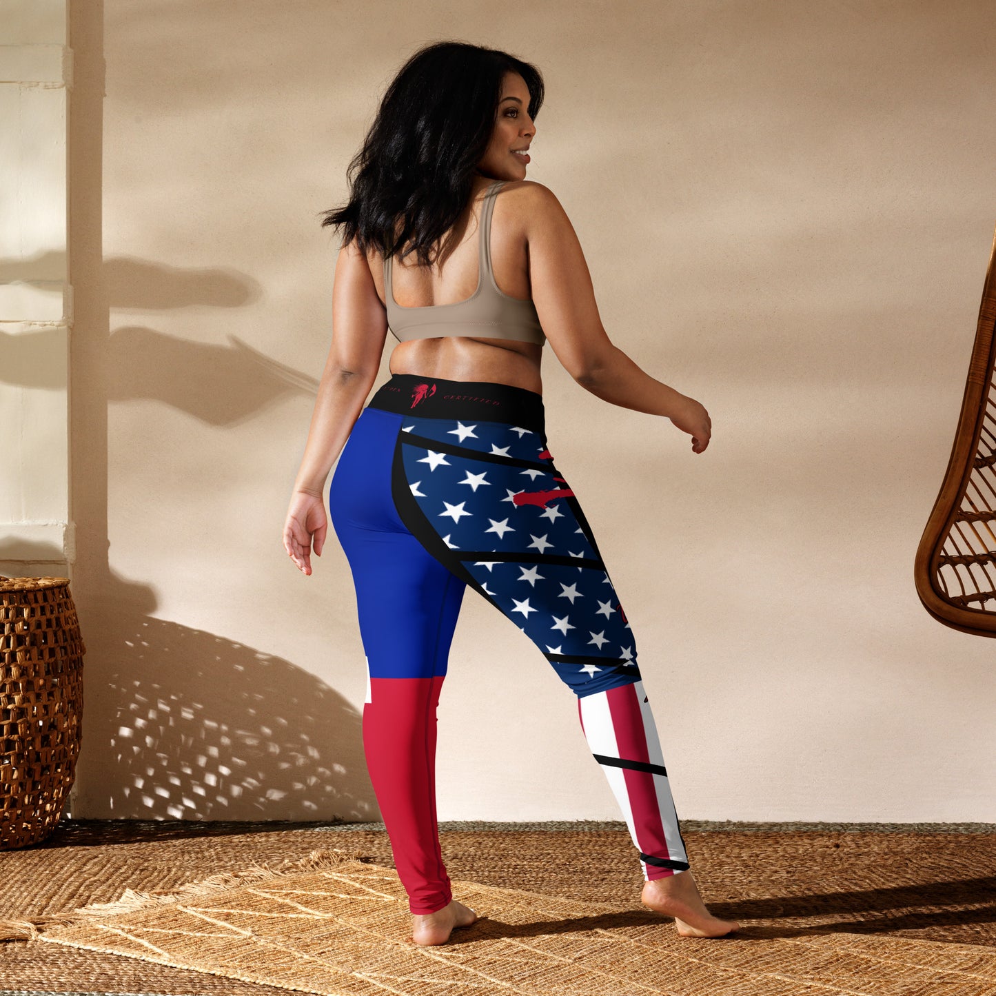 Haiti USA Yoga Leggings