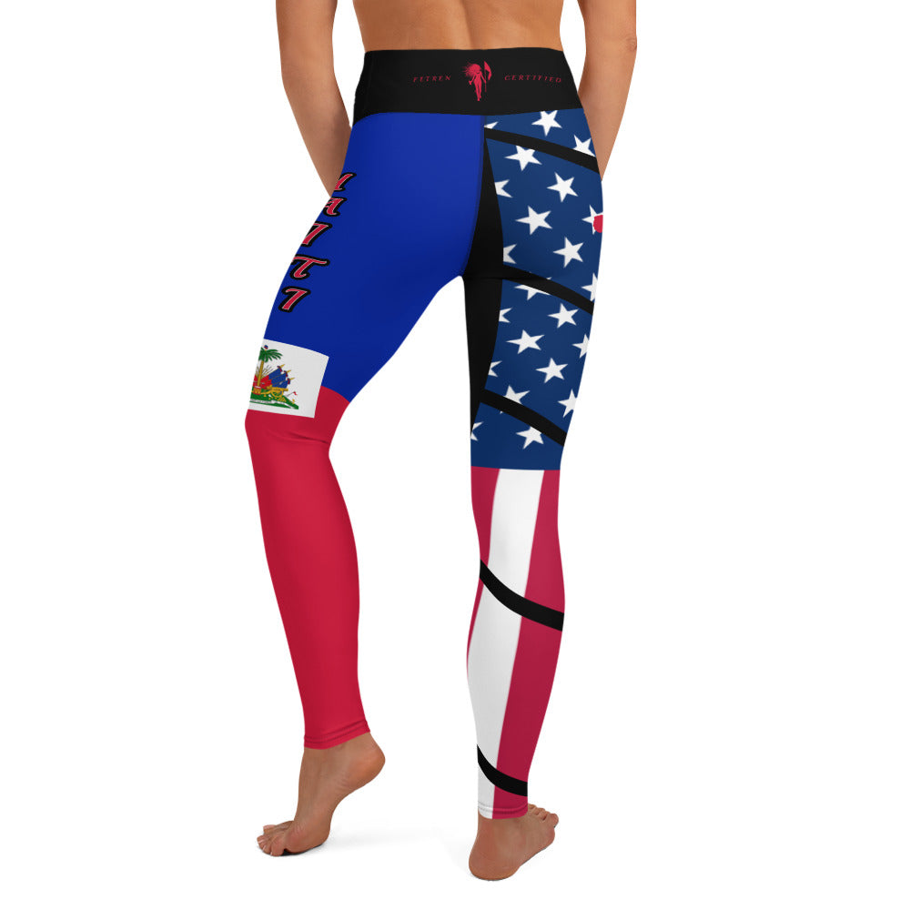 Haiti USA Yoga Leggings