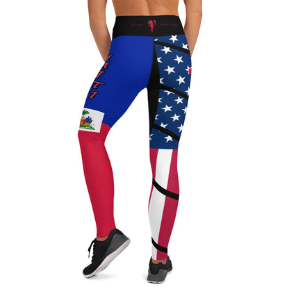 Haiti USA Yoga Leggings