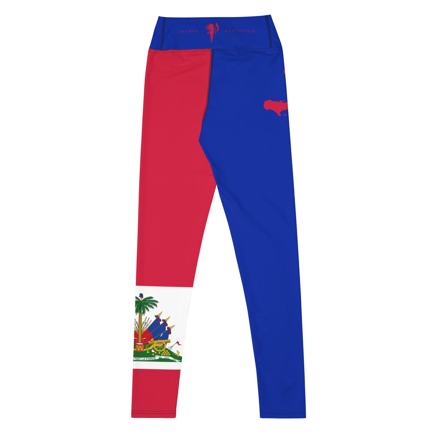 Haiti Flag Yoga Leggings