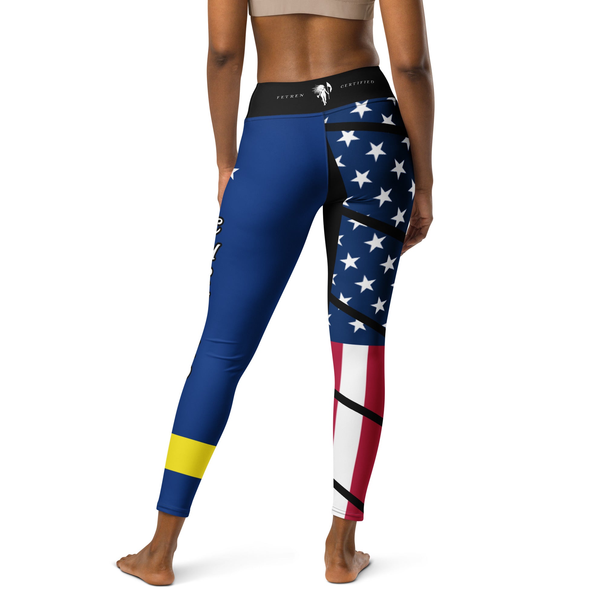 Curacao USA Yoga Leggings-Fete Massive