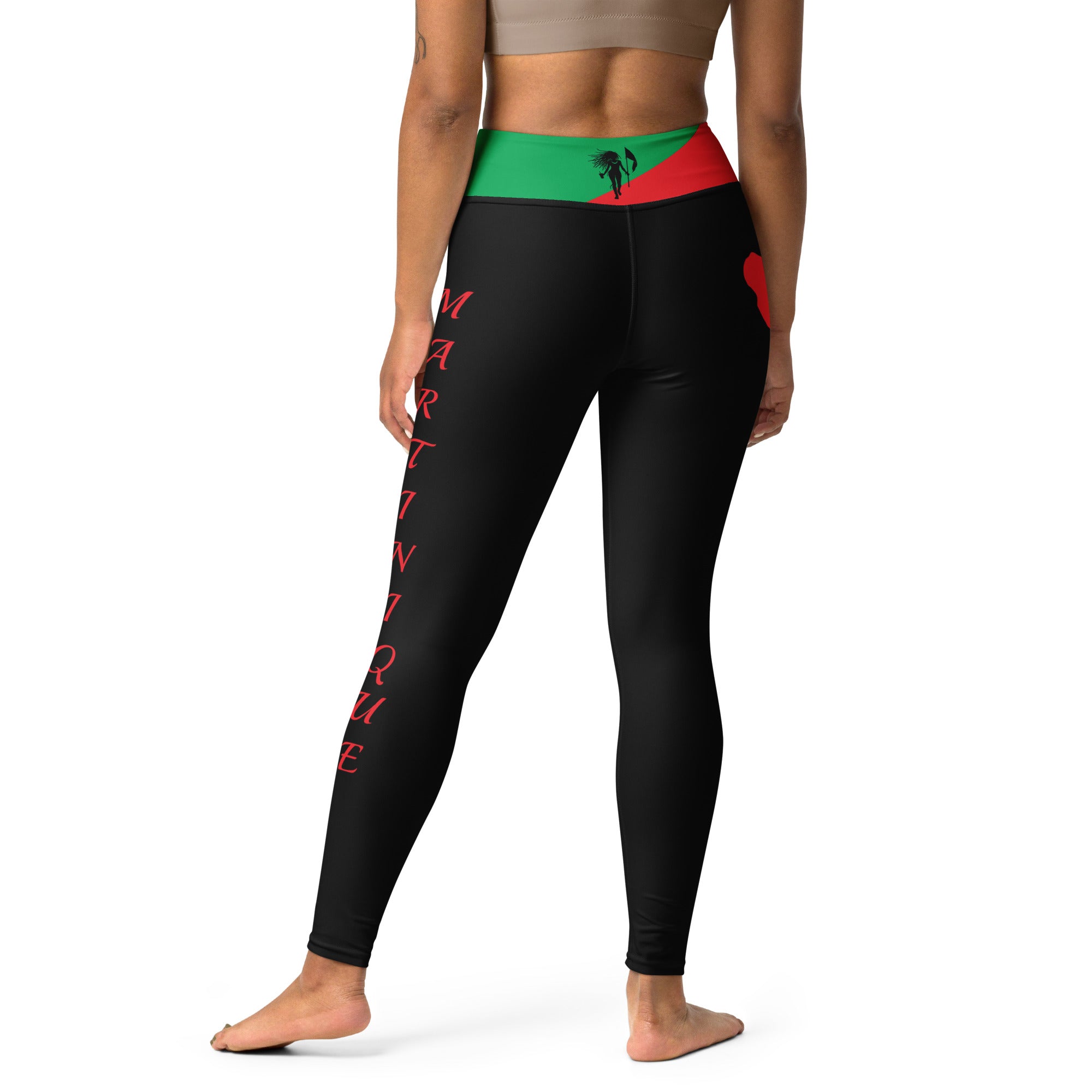 Martinique Yoga Leggings (Black)-Fete Massive