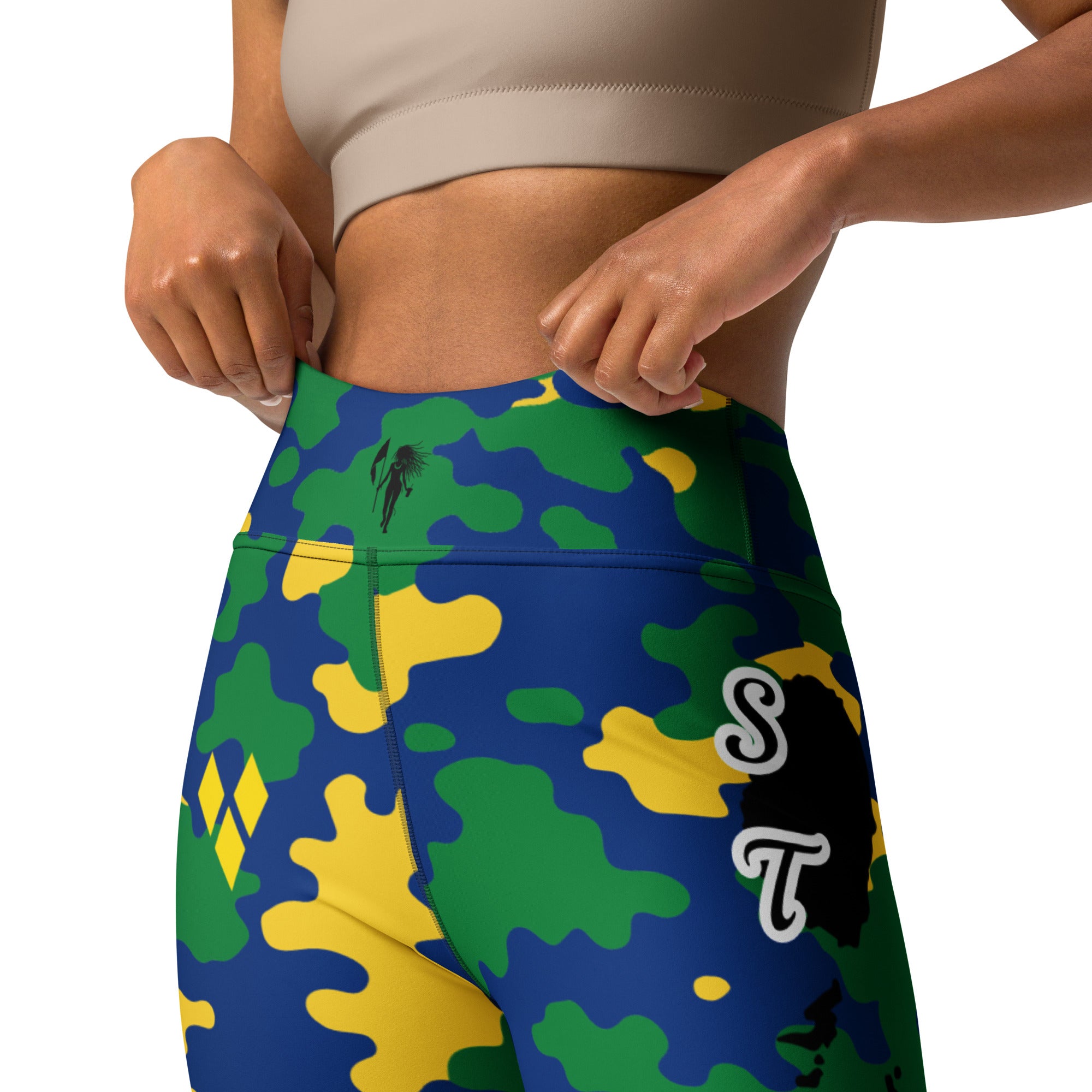 St. Vincent CAMO Leggings-Fete Massive