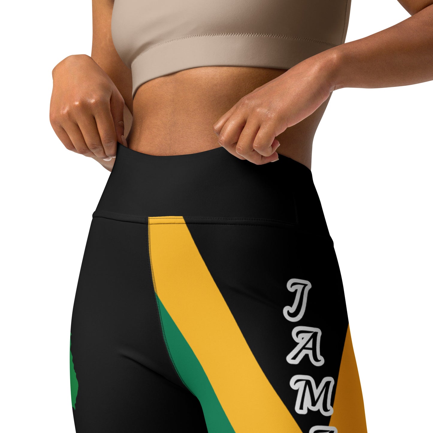 Jamaica Flag Yoga Leggings