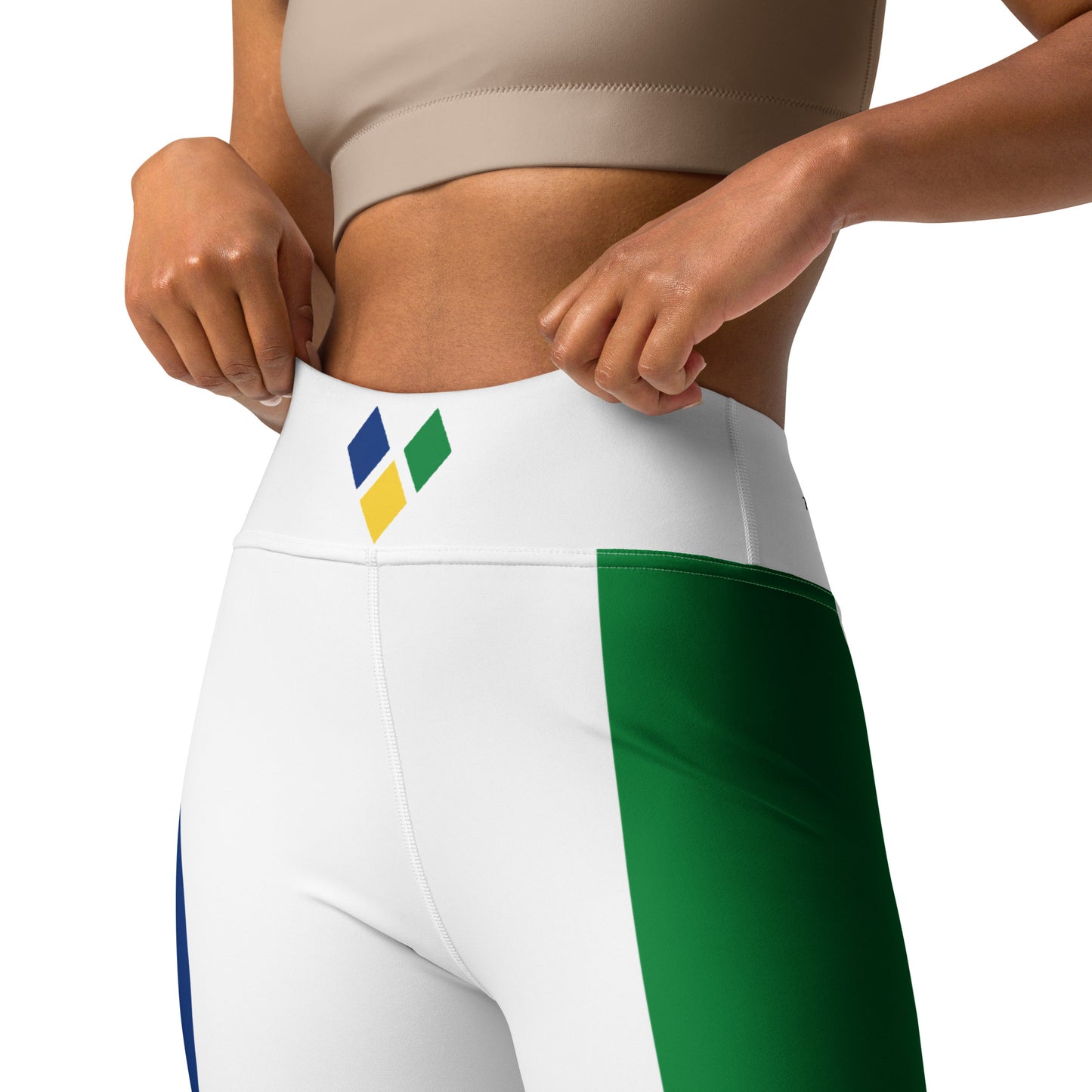 Saint Vincent Flag White Out Edition Yoga Leggings