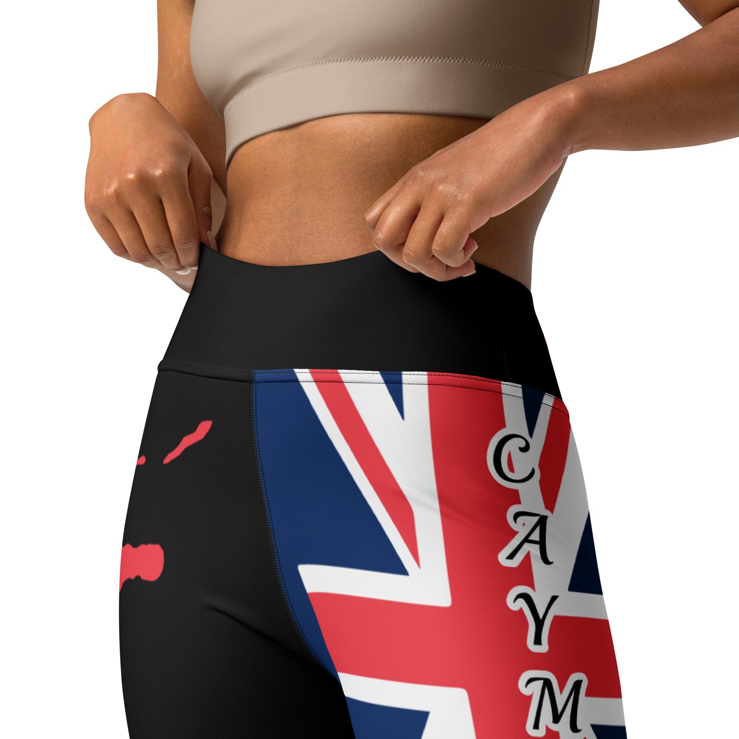 Cayman Islands USA Yoga Leggings