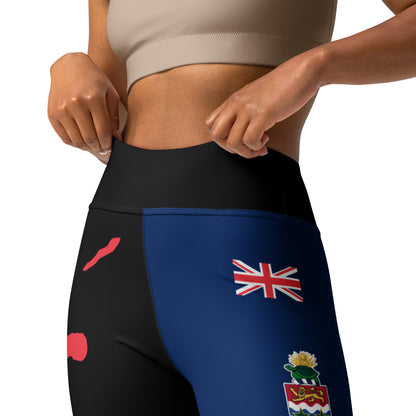 Cayman Islands Flag Yoga leggings